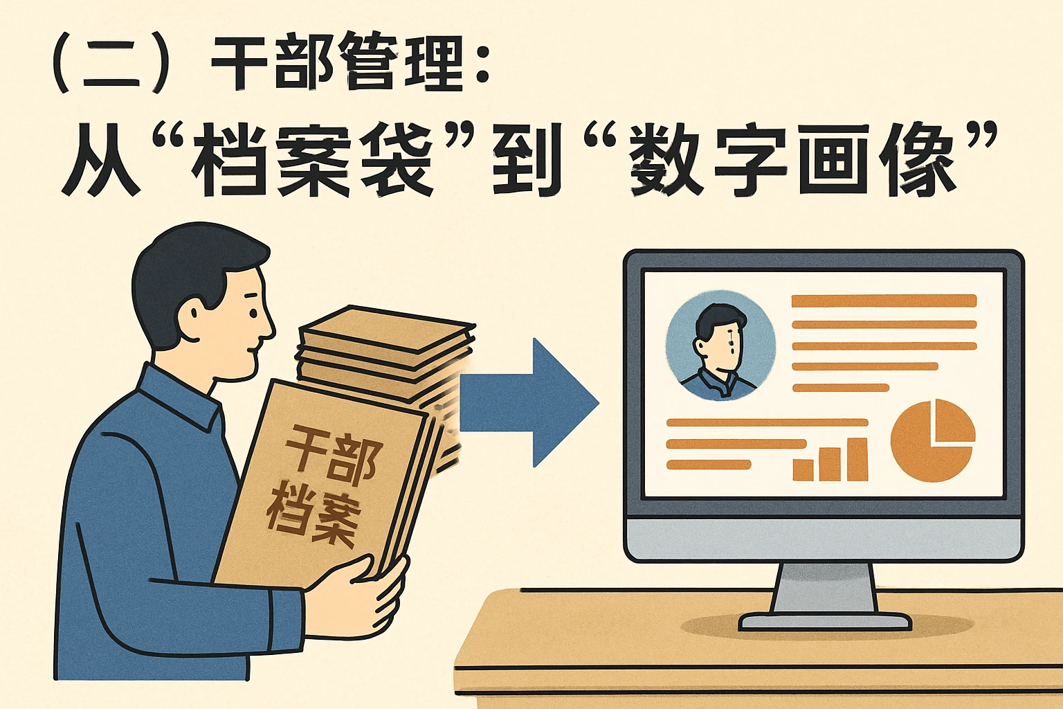 （二）干部管理：从“档案袋”到“数字画像”