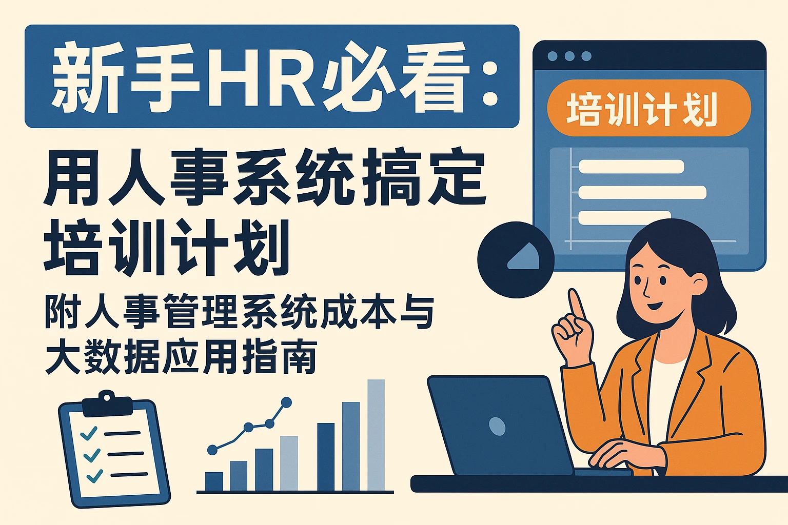 新手HR必看：用人事系统搞定培训计划，附人事管理系统成本与大数据应用指南
