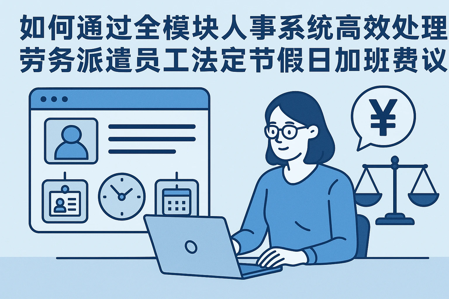 如何通过全模块人事系统高效处理劳务派遣员工法定节假日加班费争议