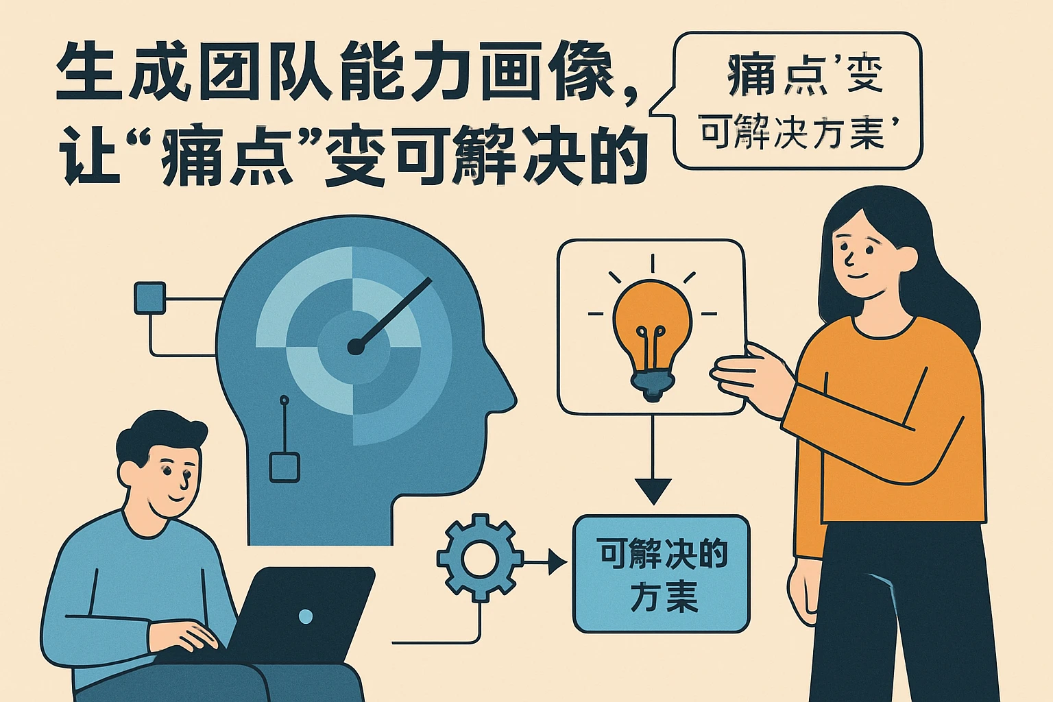 2. 生成团队能力画像，让“痛点”变“可解决的方案”