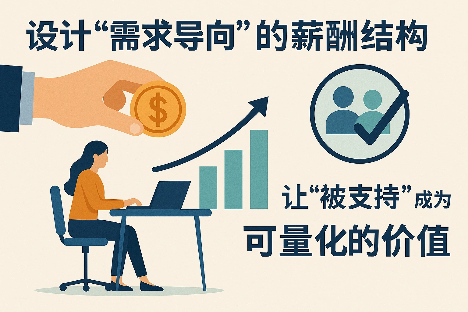 1. 设计“需求导向”的薪酬结构：让“被支持”成为可量化的价值