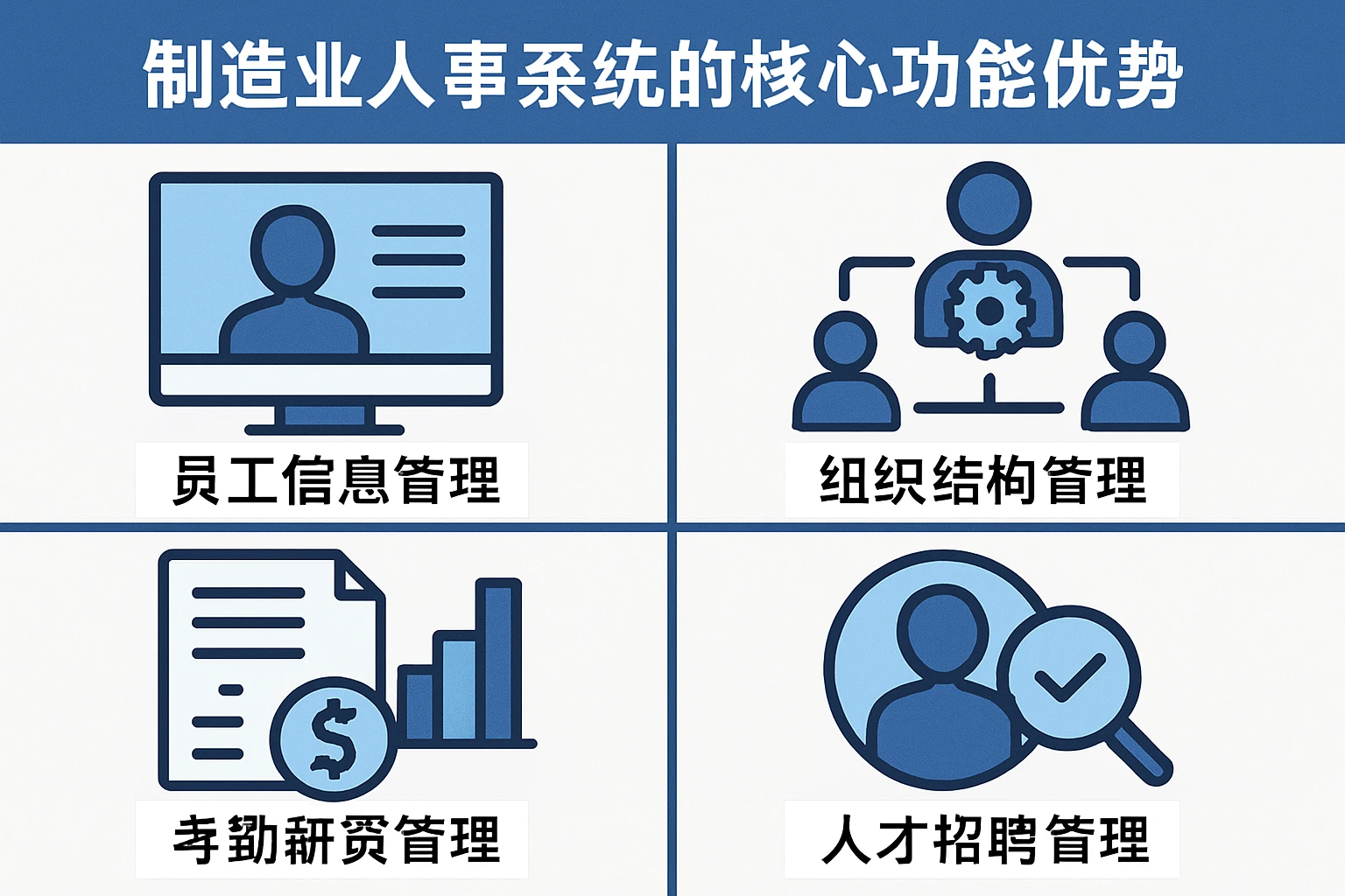 制造业人事系统的核心功能优势