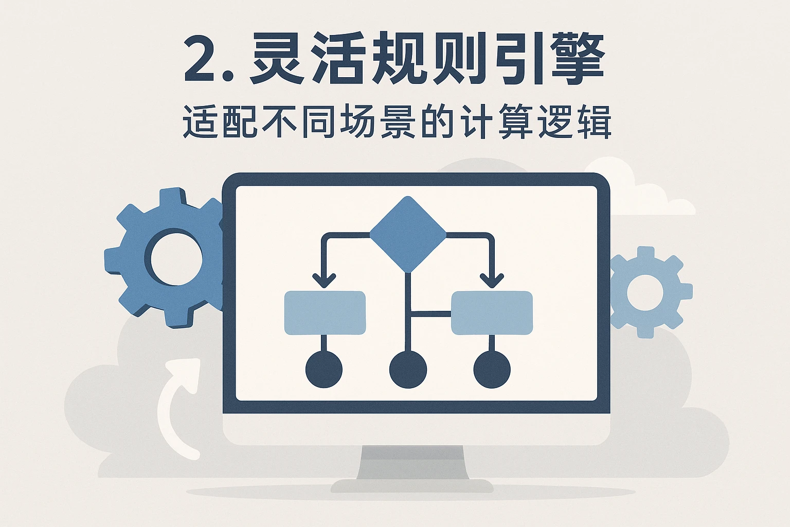 2. 灵活规则引擎：适配不同场景的计算逻辑