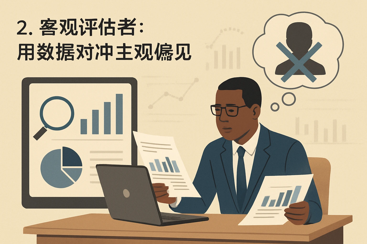 2. 客观评估者：用数据对冲主观偏见