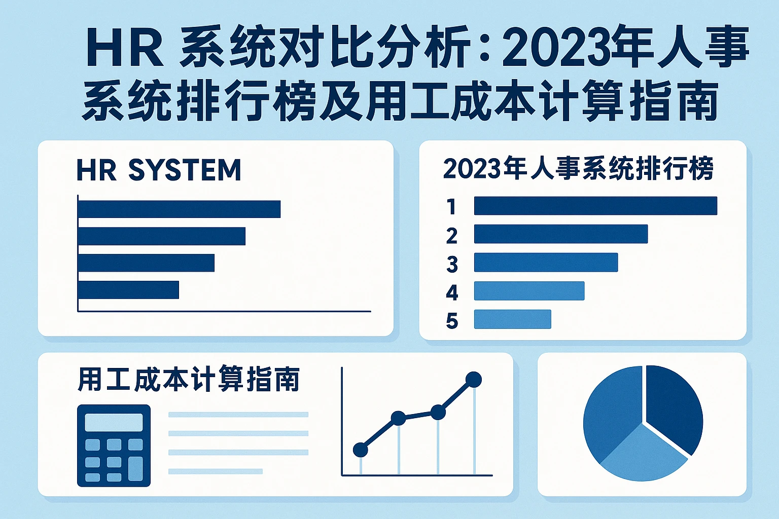 HR系统对比分析：2023年人事系统排行榜及用工成本计算指南
