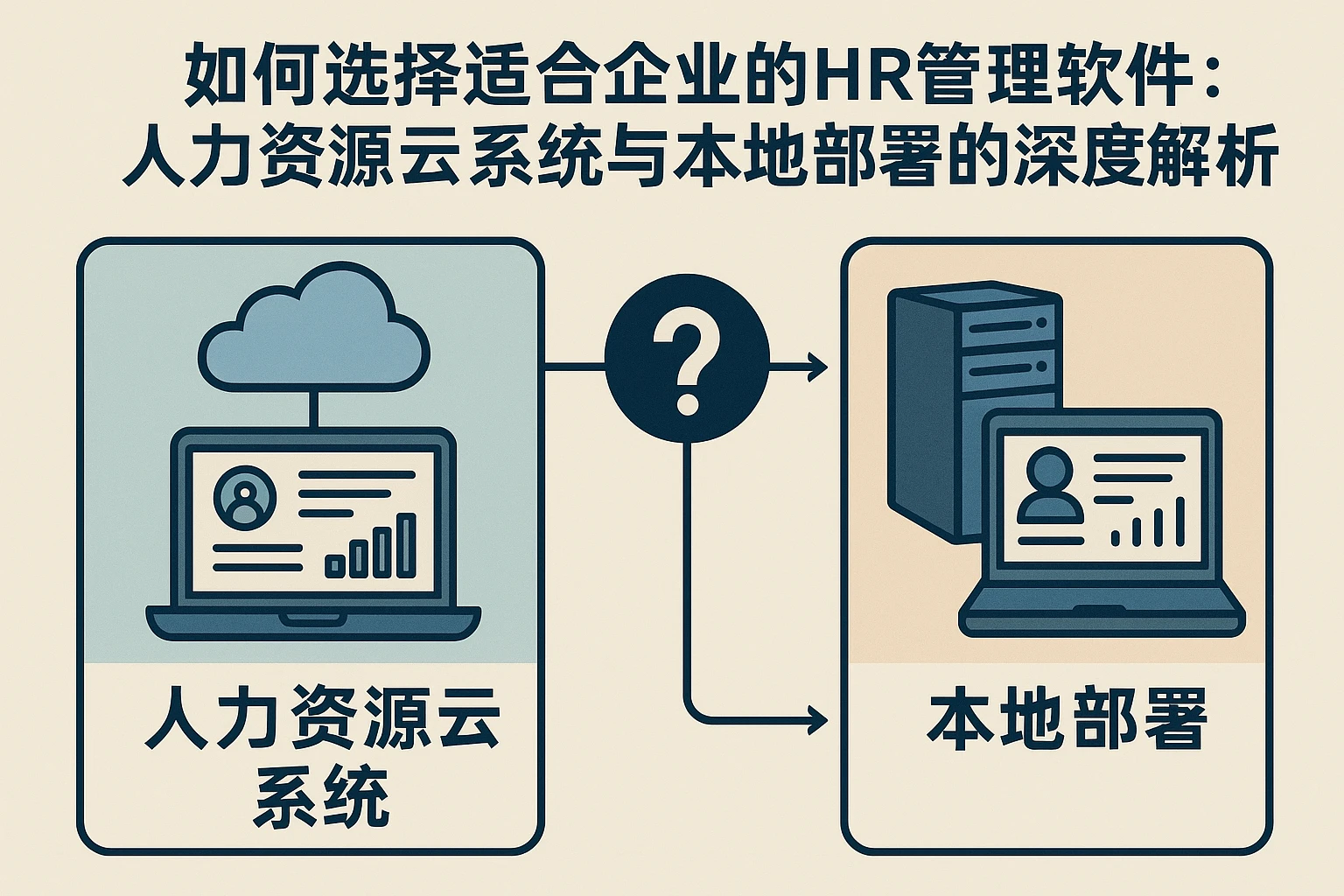 如何选择适合企业的HR管理软件:人力资源云系统与本地部署的深度解析