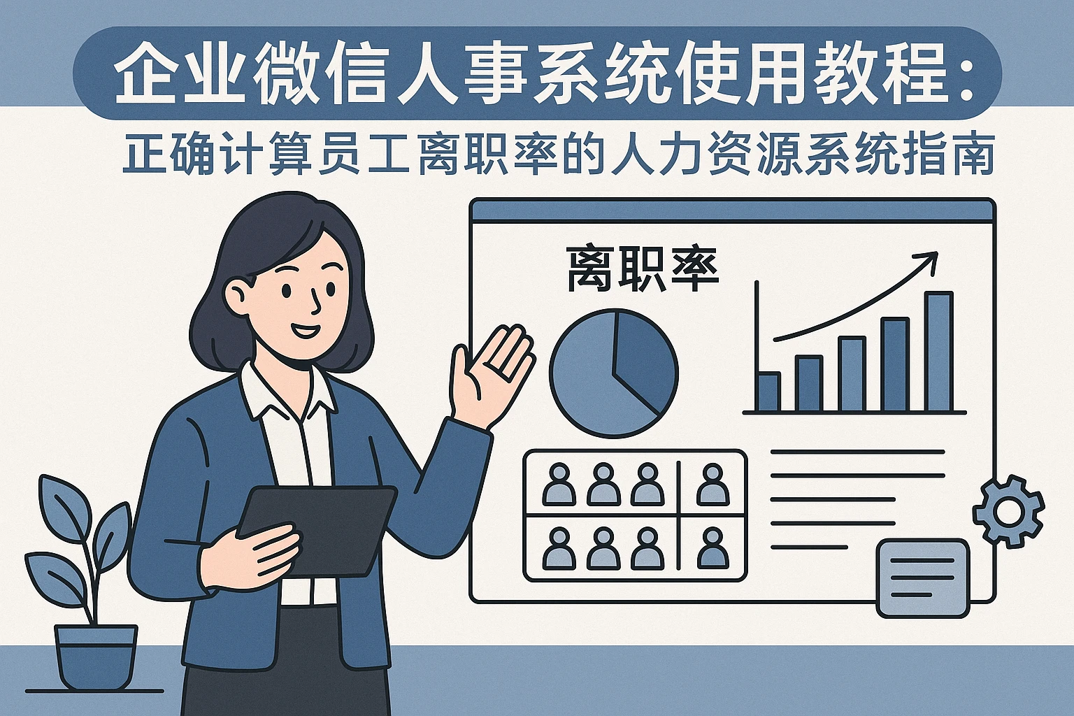 企业微信人事系统使用教程：正确计算员工离职率的人力资源系统指南