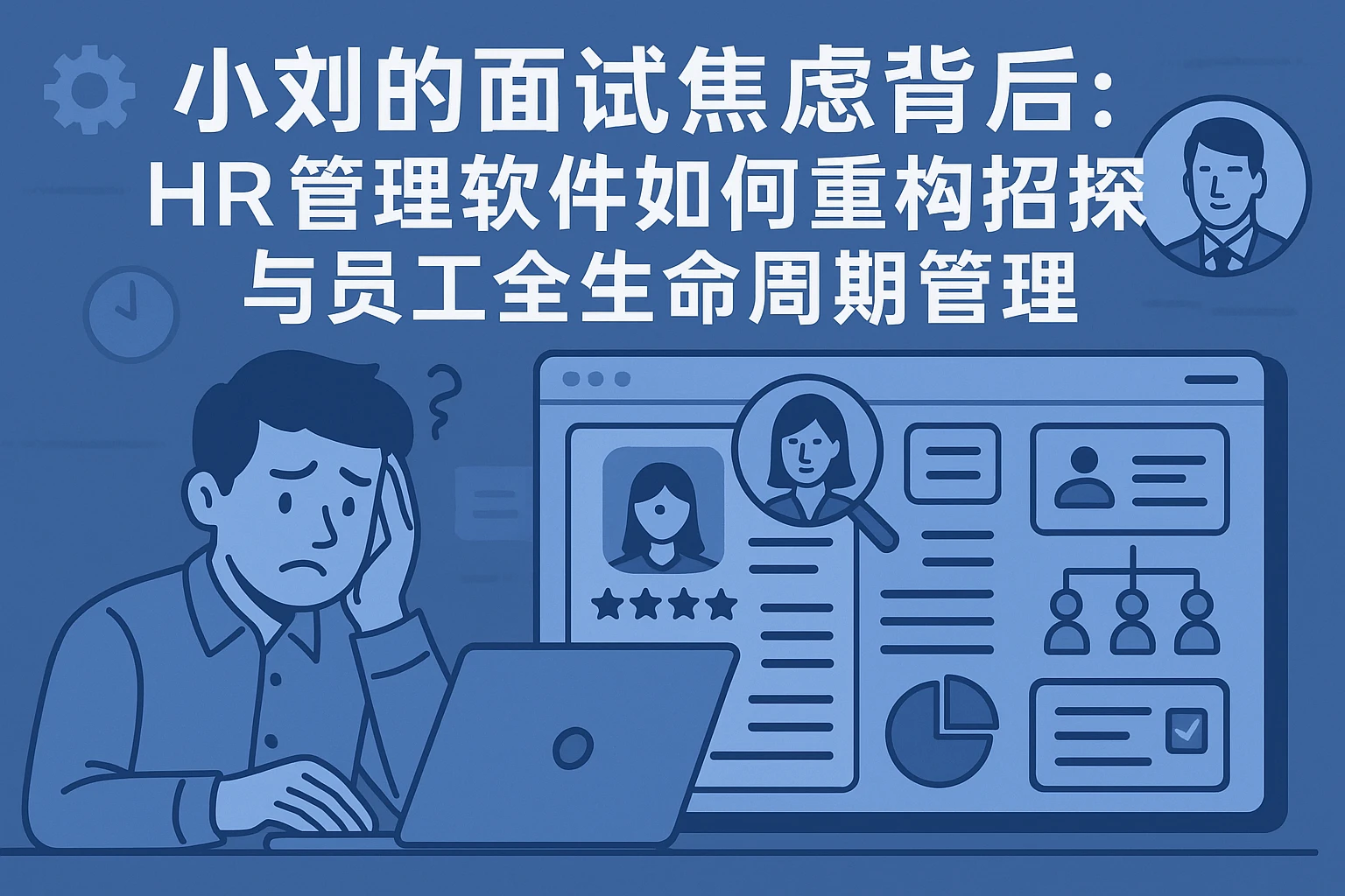 小刘的面试焦虑背后:HR管理软件如何重构招聘与员工全生命周期管理