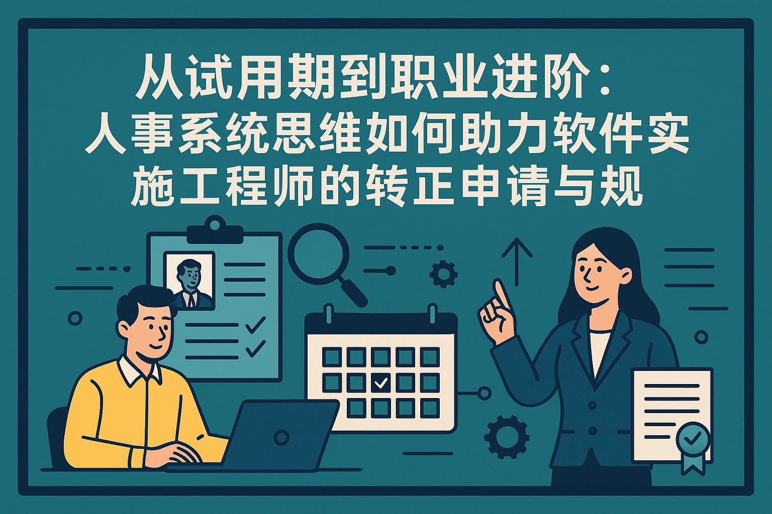 从试用期到职业进阶:人事系统思维如何助力软件实施工程师的转正申请与规划