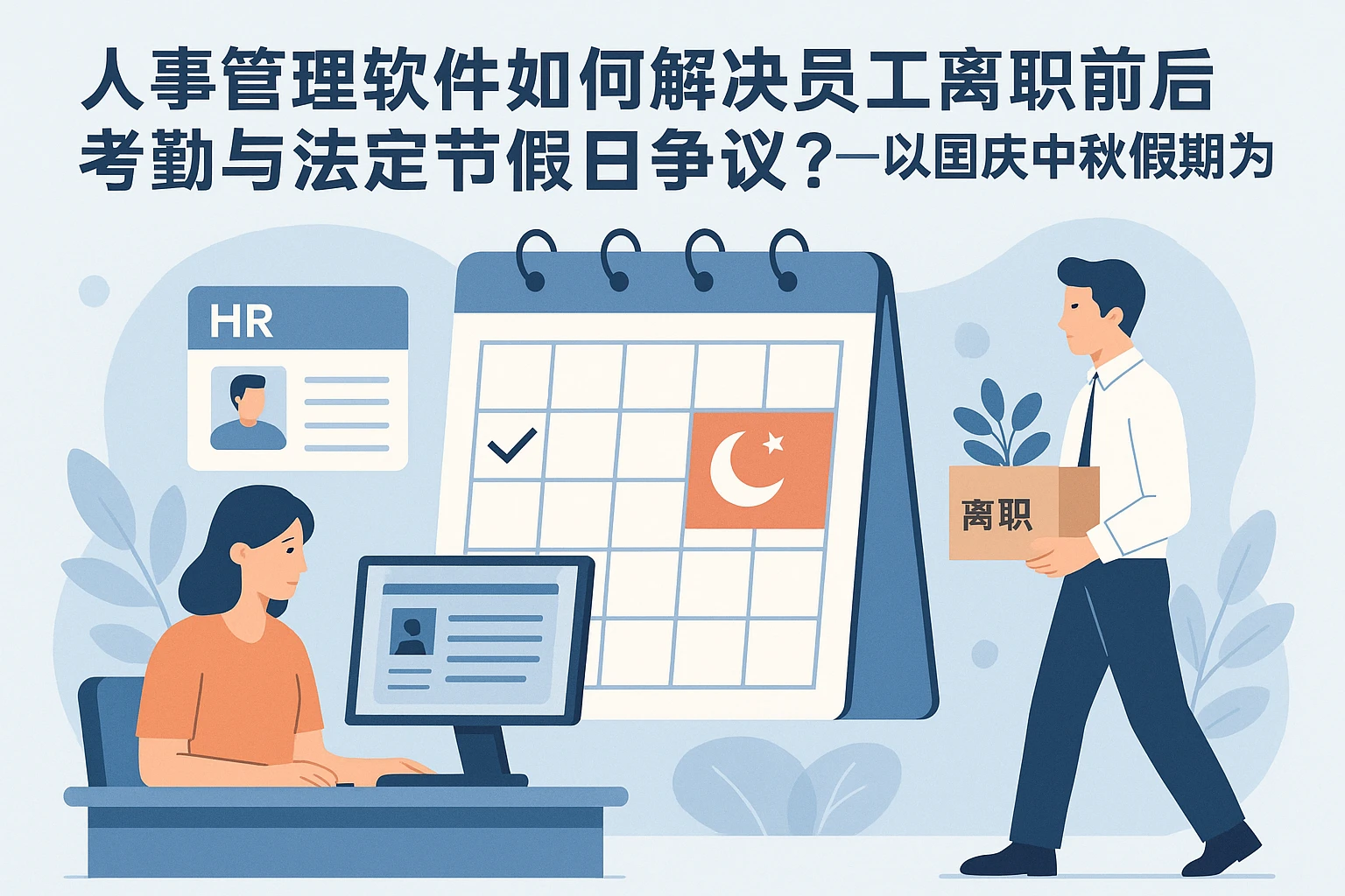 人事管理软件如何解决员工离职前后考勤与法定节假日争议？——以国庆中秋假期为例