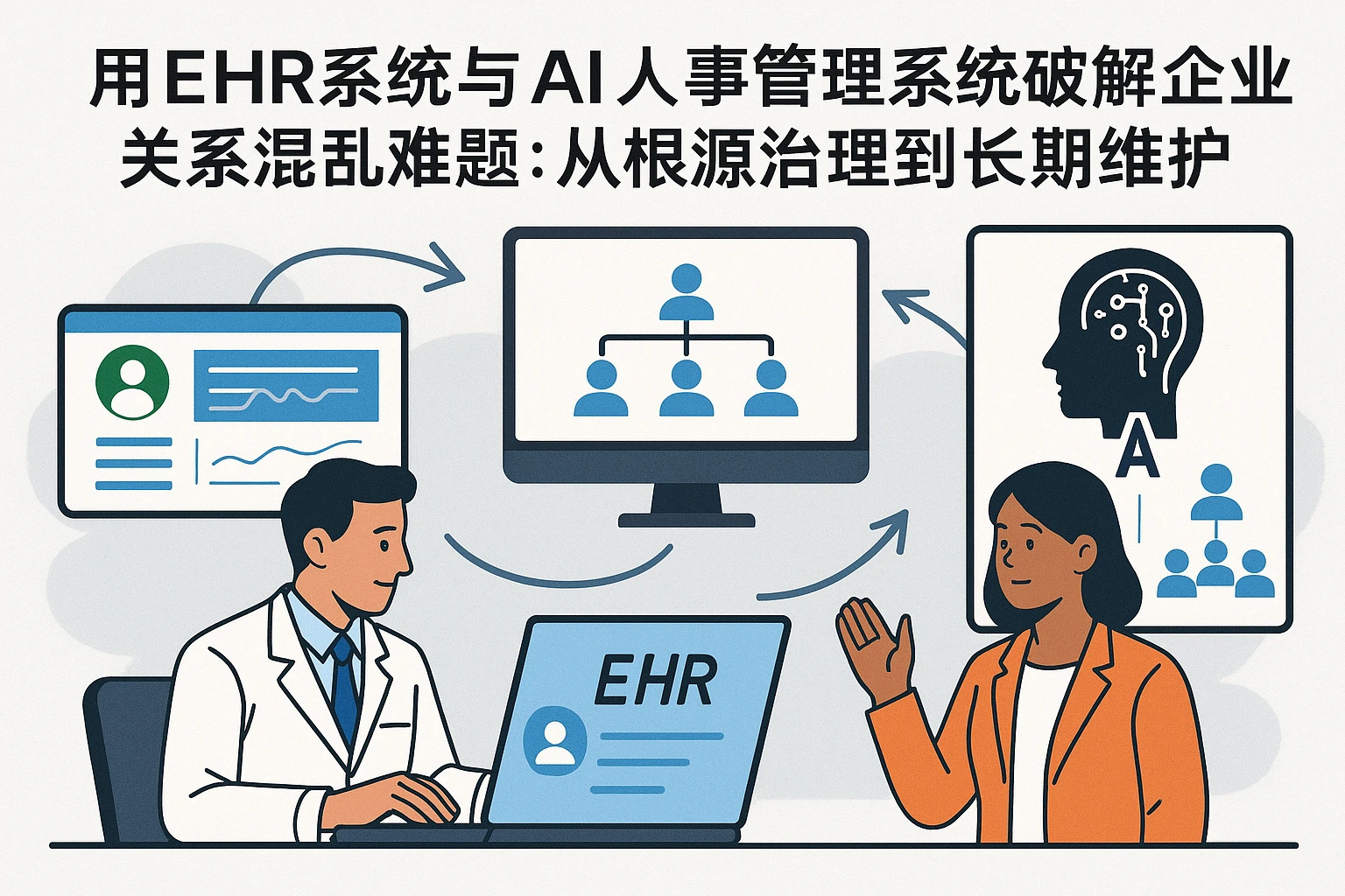 用EHR系统与AI人事管理系统破解企业关系混乱难题：从根源治理到长期维护