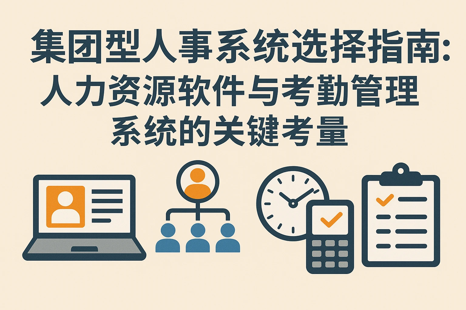 集团型人事系统选择指南:人力资源软件与考勤管理系统的关键考量