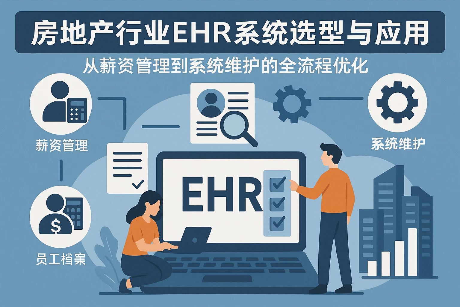 房地产行业EHR系统选型与应用：从薪资管理到系统维护的全流程优化