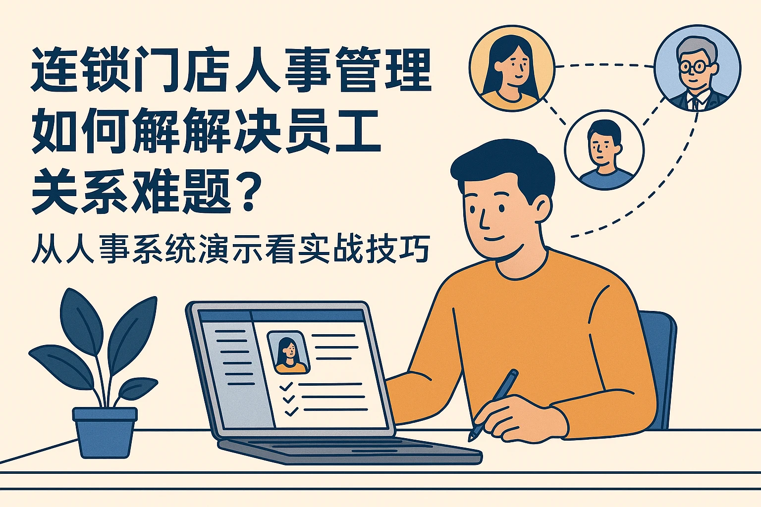 连锁门店人事管理软件如何解决员工关系难题？从人事系统演示看实战技巧