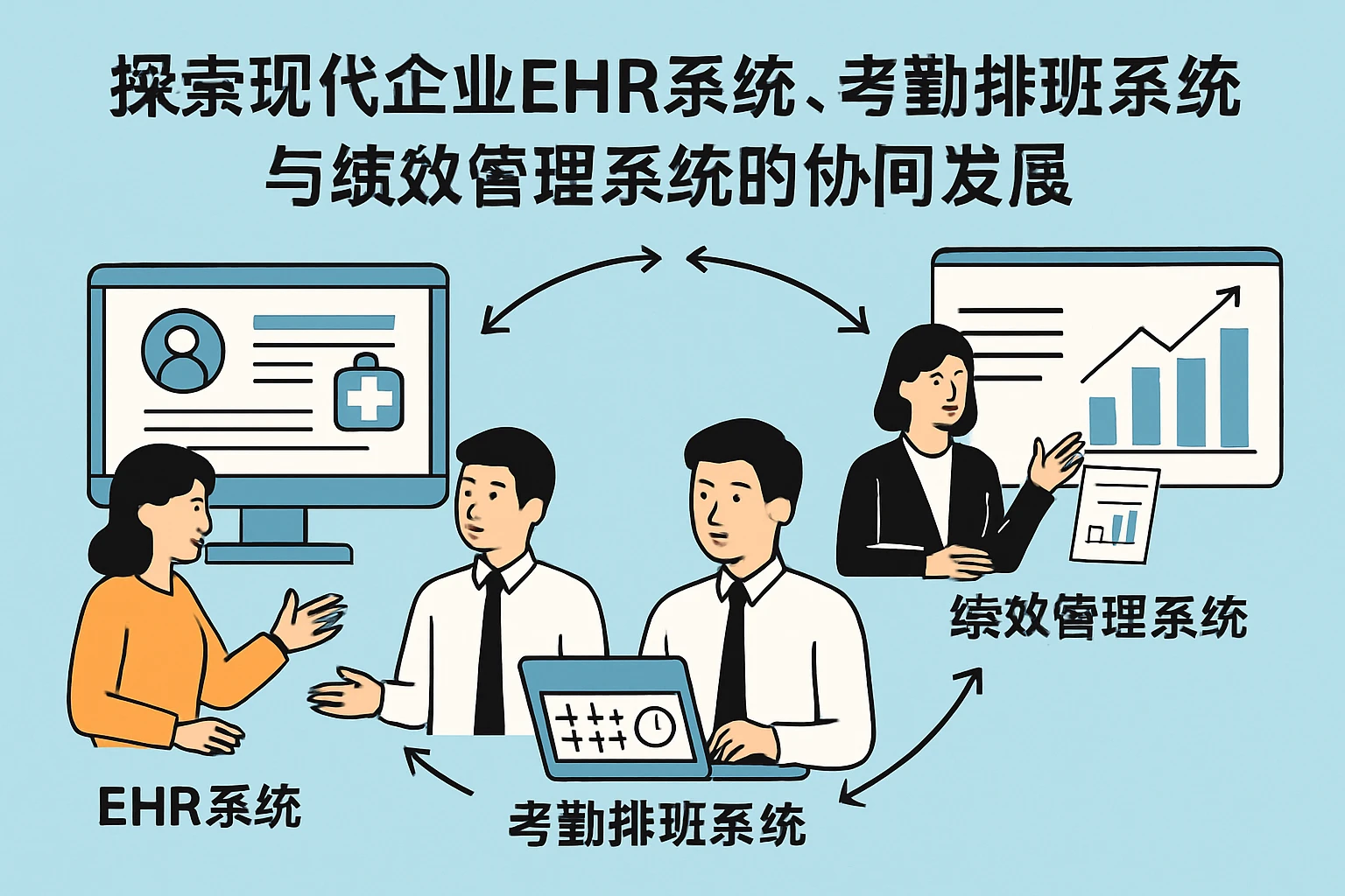探索现代企业EHR系统、考勤排班系统与绩效管理系统的协同发展