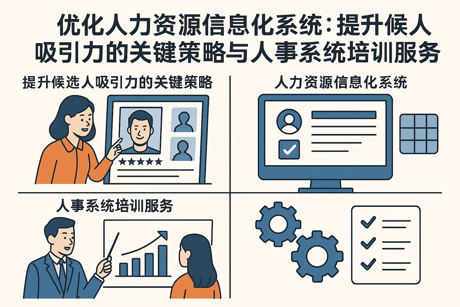 优化人力资源信息化系统：提升候选人吸引力的关键策略与人事系统培训服务