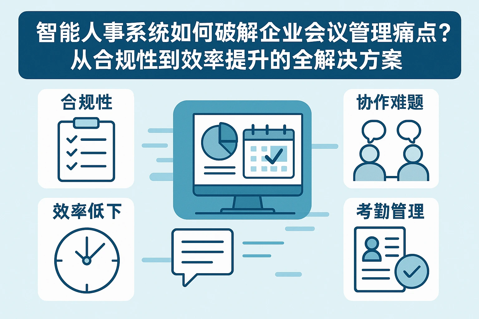 智能人事系统如何破解企业会议管理痛点？从合规性到效率提升的全解决方案