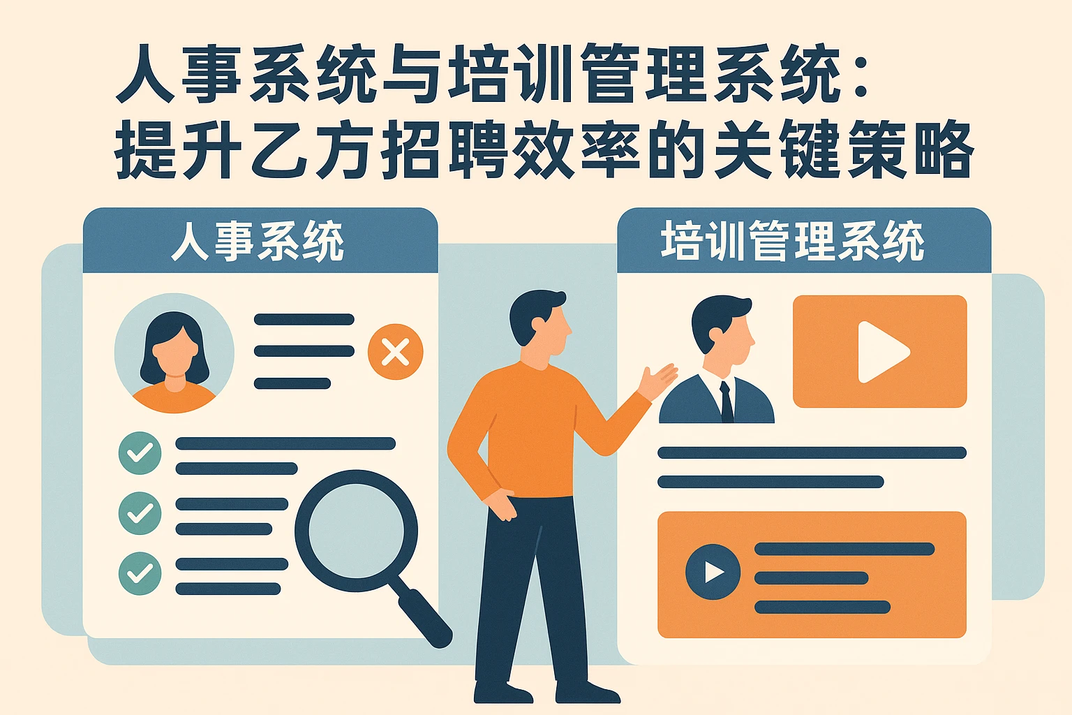 人事系统与培训管理系统:提升乙方招聘效率的关键策略