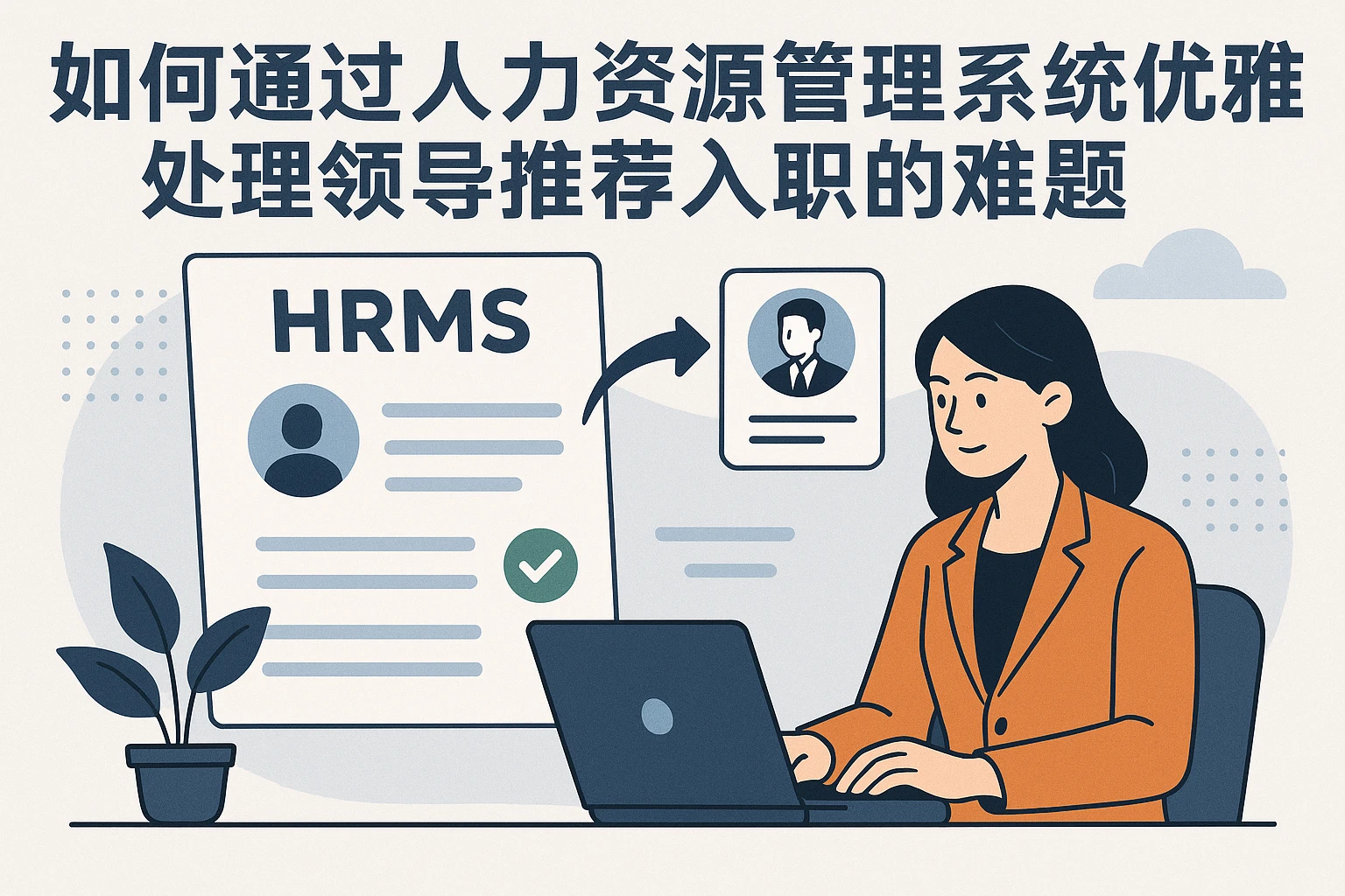 如何通过人力资源管理系统优雅处理领导推荐入职的难题