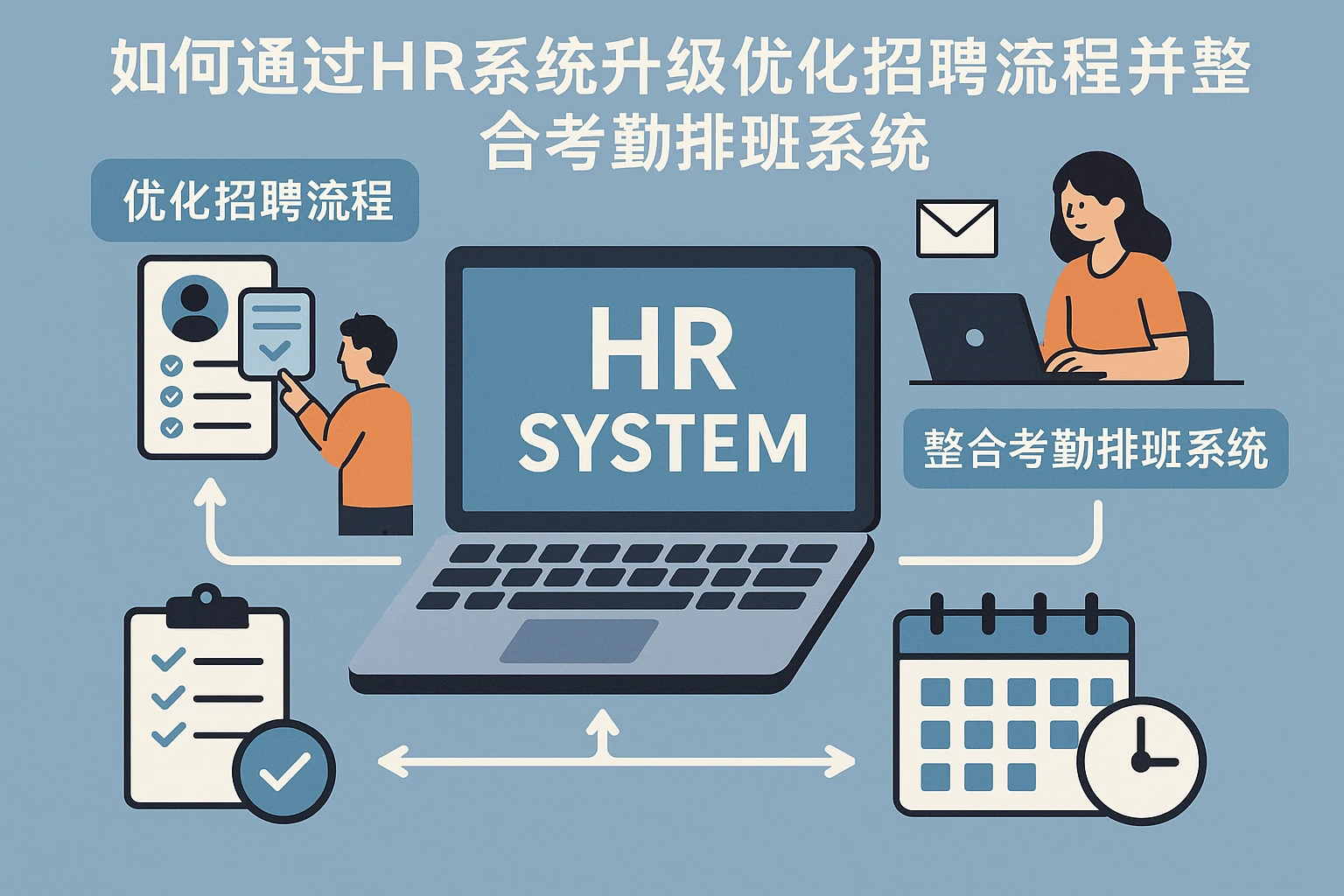如何通过HR系统升级优化招聘流程并整合考勤排班系统