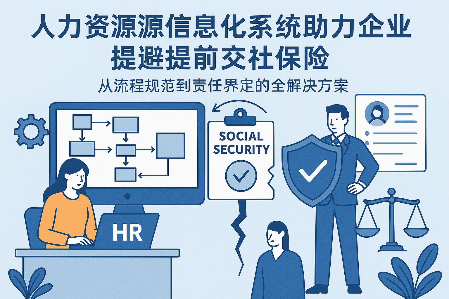 人力资源信息化系统助力企业规避提前交社保风险：从流程规范到责任界定的全解决方案