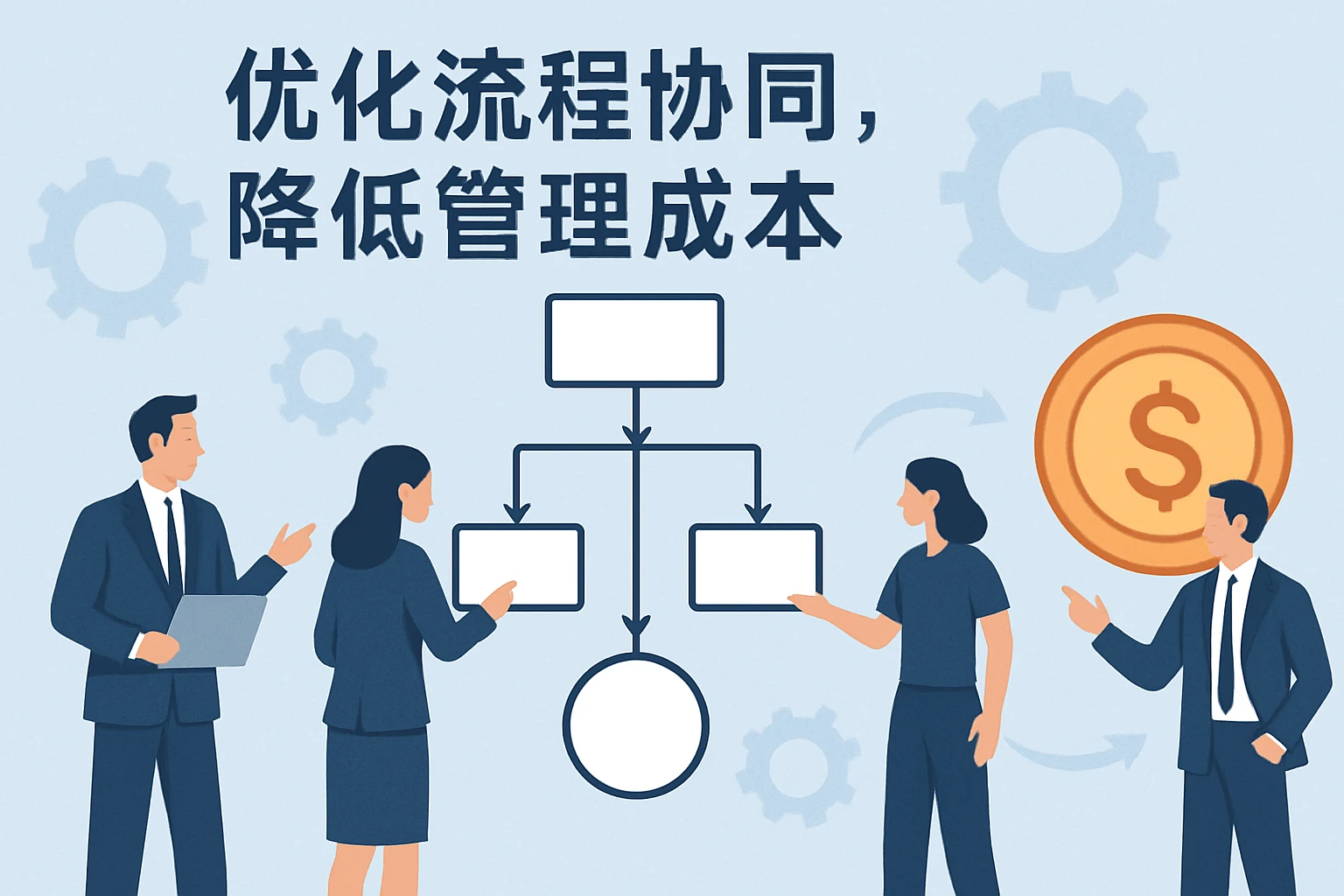2. 优化流程协同，降低管理成本