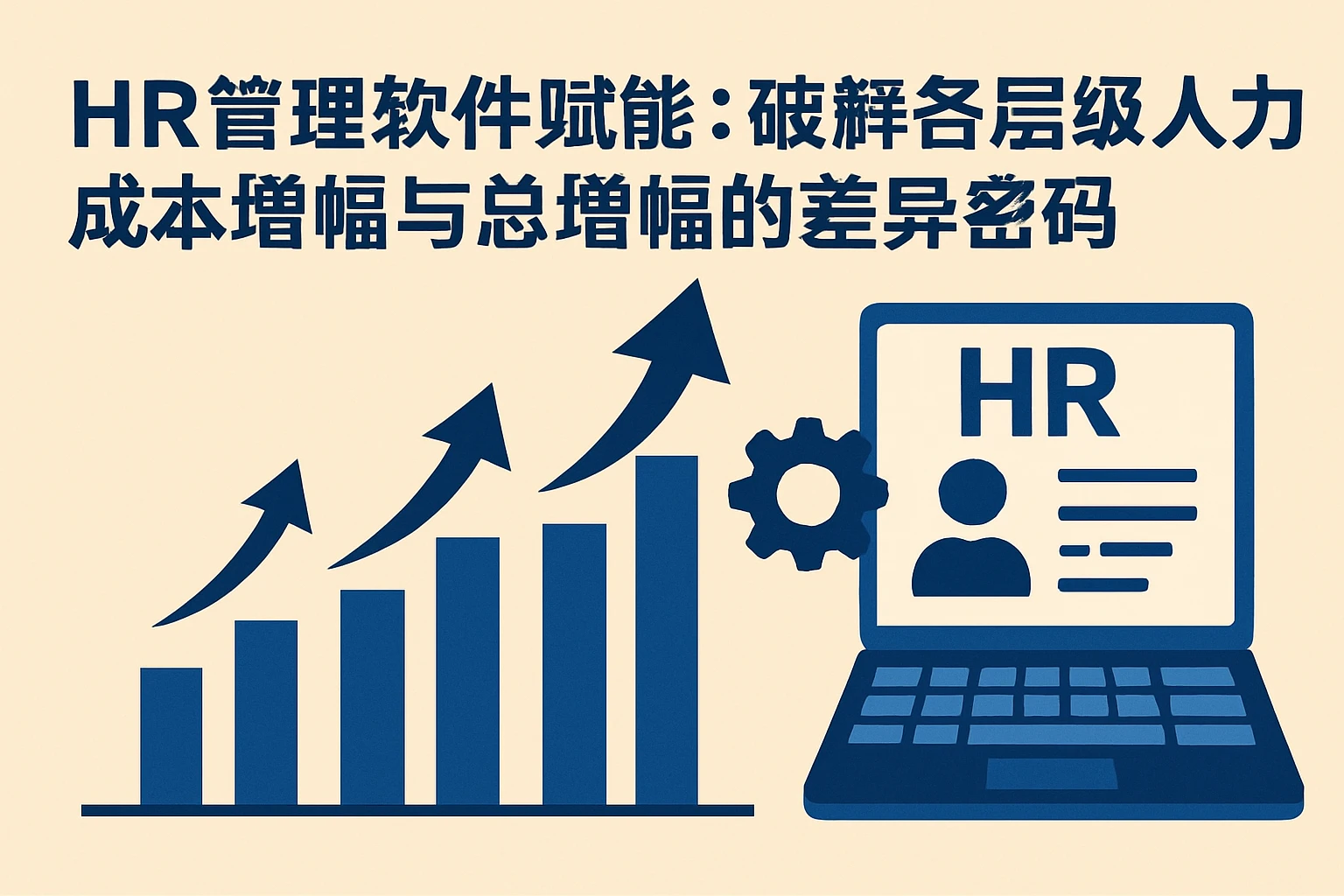 HR管理软件赋能：破解各层级人力成本增幅与总增幅的差异密码