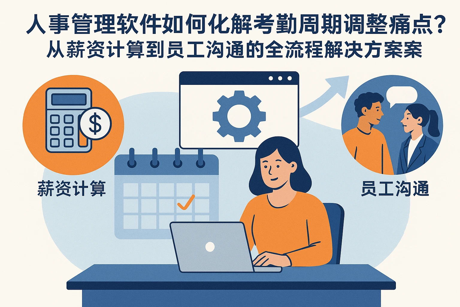 人事管理软件如何化解考勤周期调整痛点?从薪资计算到员工沟通的全流程解决方案