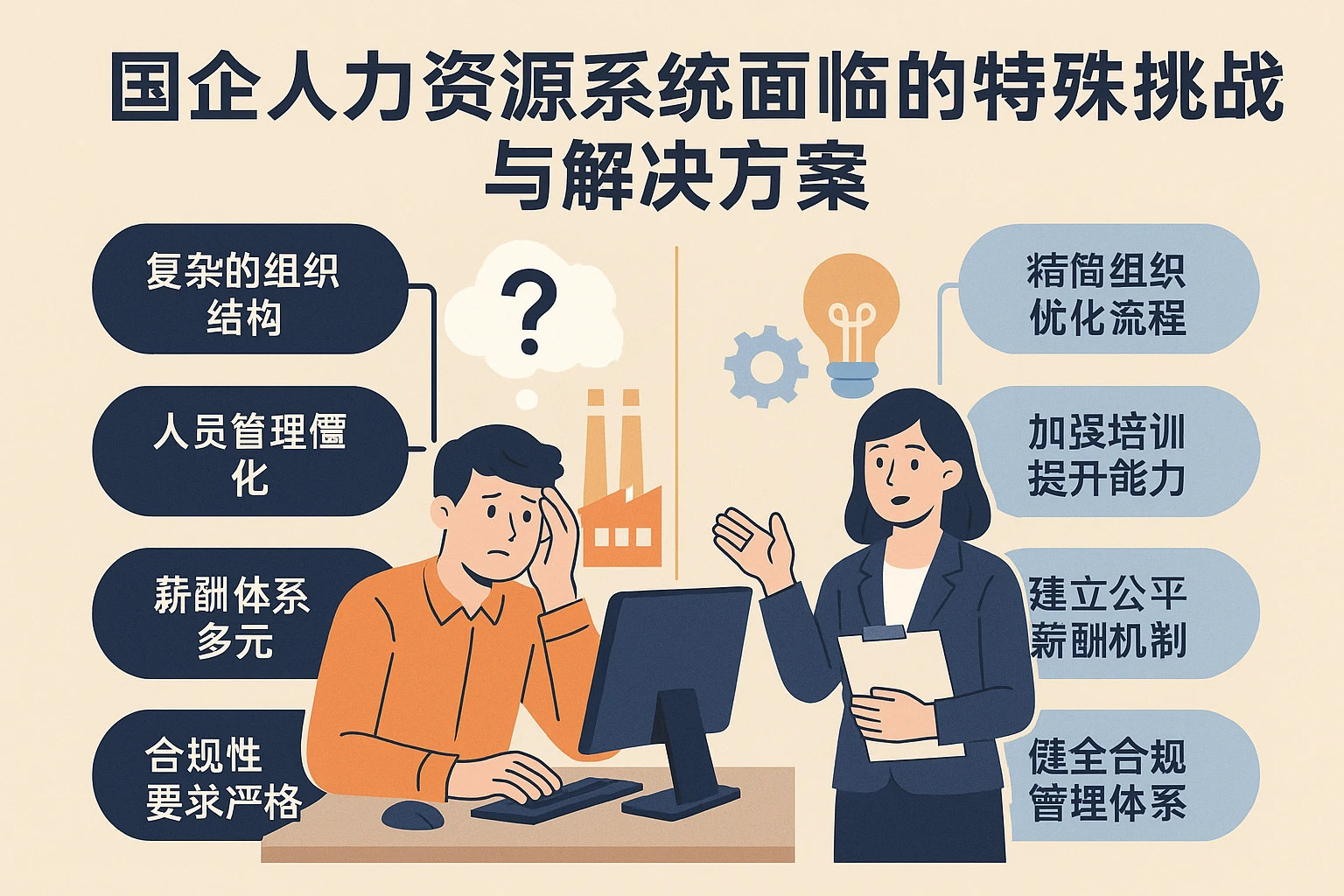 国企人力资源系统面临的特殊挑战与解决方案
