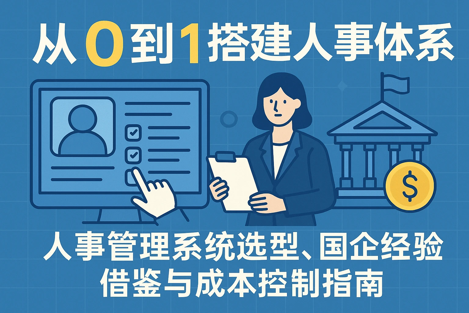 从0到1搭建人事体系：人事管理系统选型、国企经验借鉴与成本控制指南
