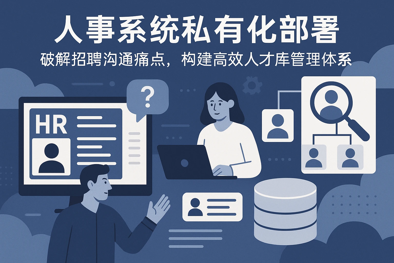 人事系统私有化部署:破解招聘沟通痛点,构建高效人才库管理体系
