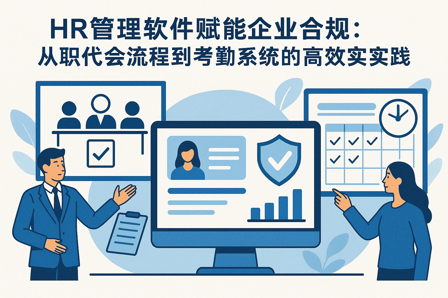 HR管理软件赋能企业合规：从职代会流程到考勤系统的高效实践