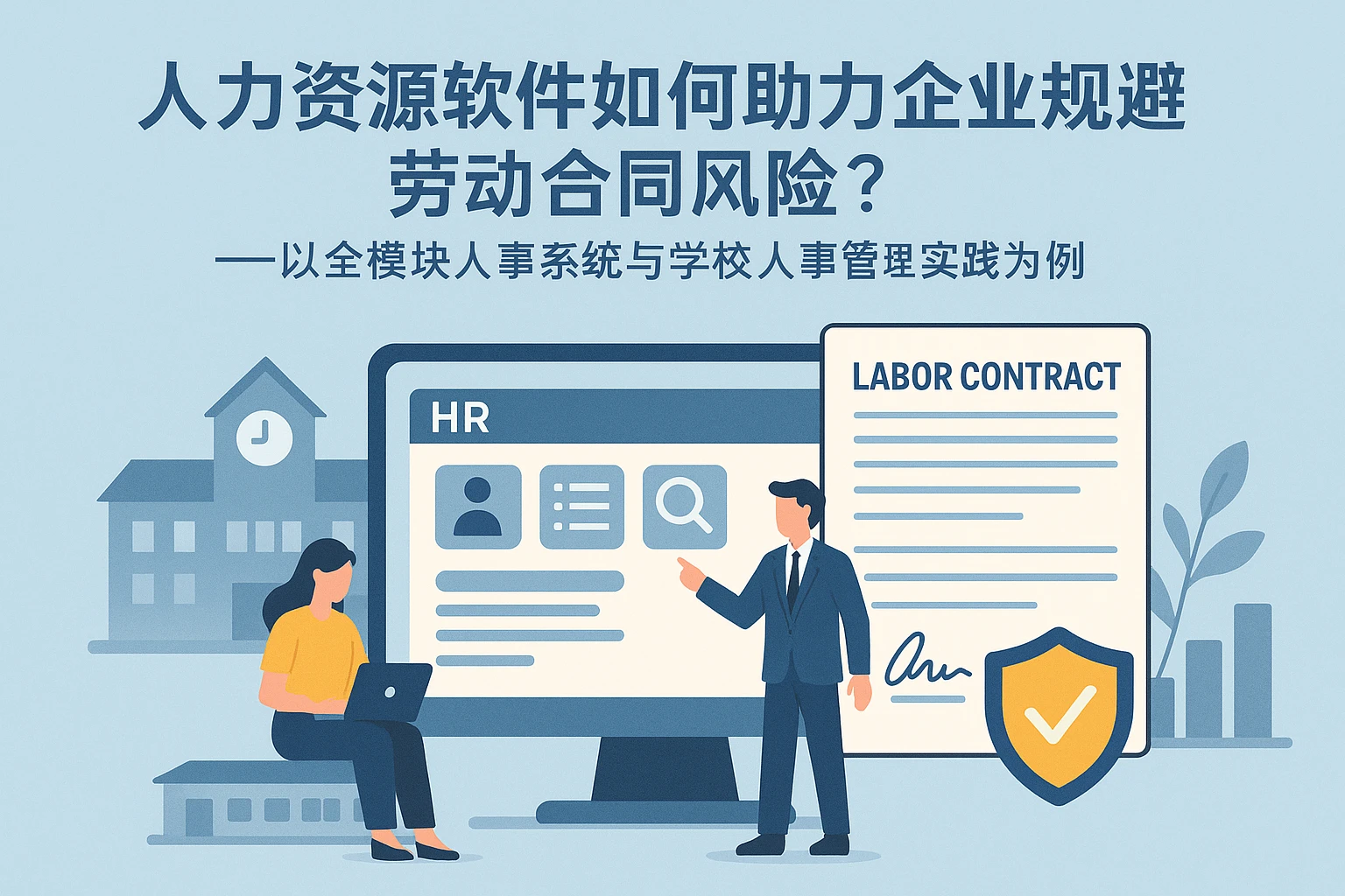 人力资源软件如何助力企业规避劳动合同风险？——以全模块人事系统与学校人事管理实践为例