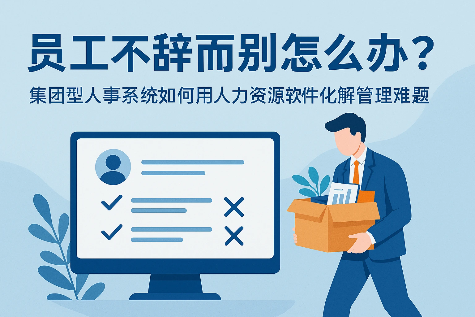 员工不辞而别怎么办？集团型人事系统如何用人力资源软件化解管理难题