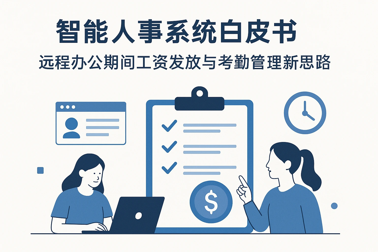 智能人事系统白皮书：远程办公期间工资发放与考勤管理新思路