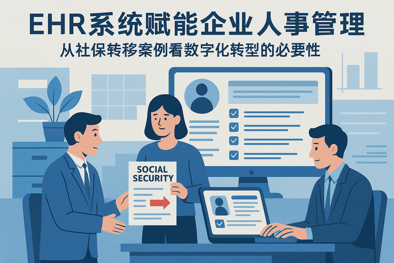 EHR系统赋能企业人事管理：从社保转移案例看数字化转型的必要性