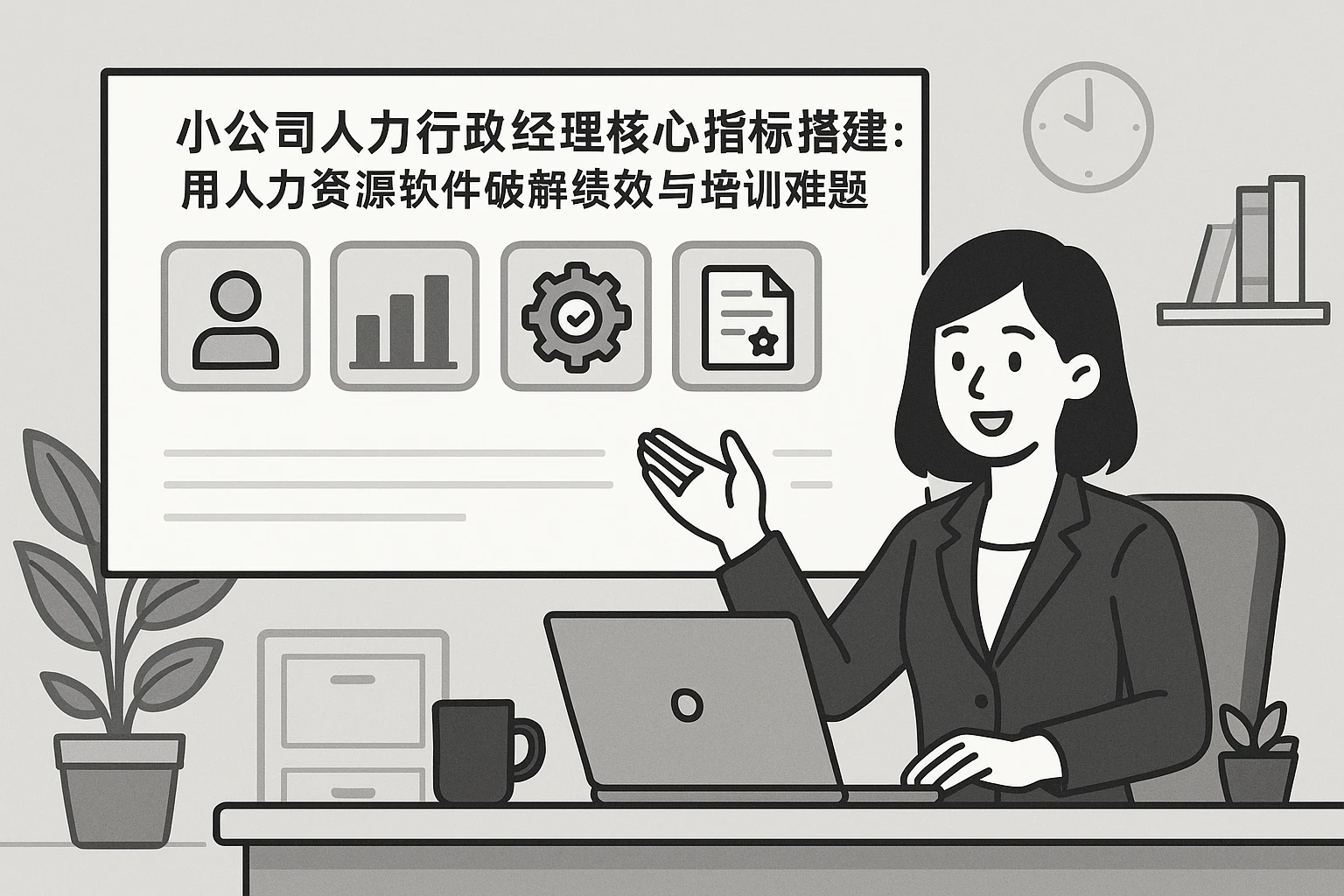 小公司人力行政经理核心指标搭建：用人力资源软件破解绩效与培训难题