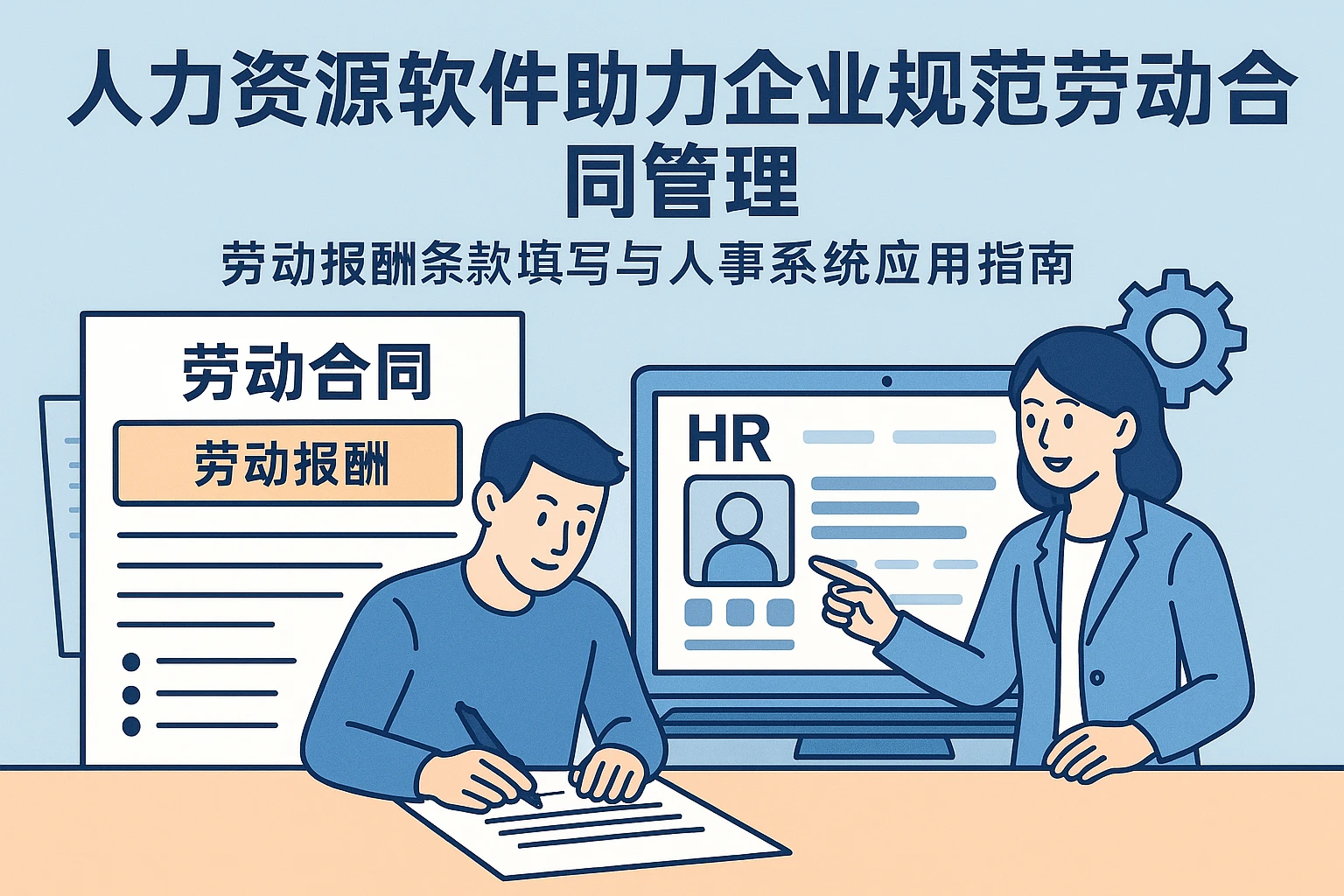 人力资源软件助力企业规范劳动合同管理:劳动报酬条款填写与人事系统应用指南