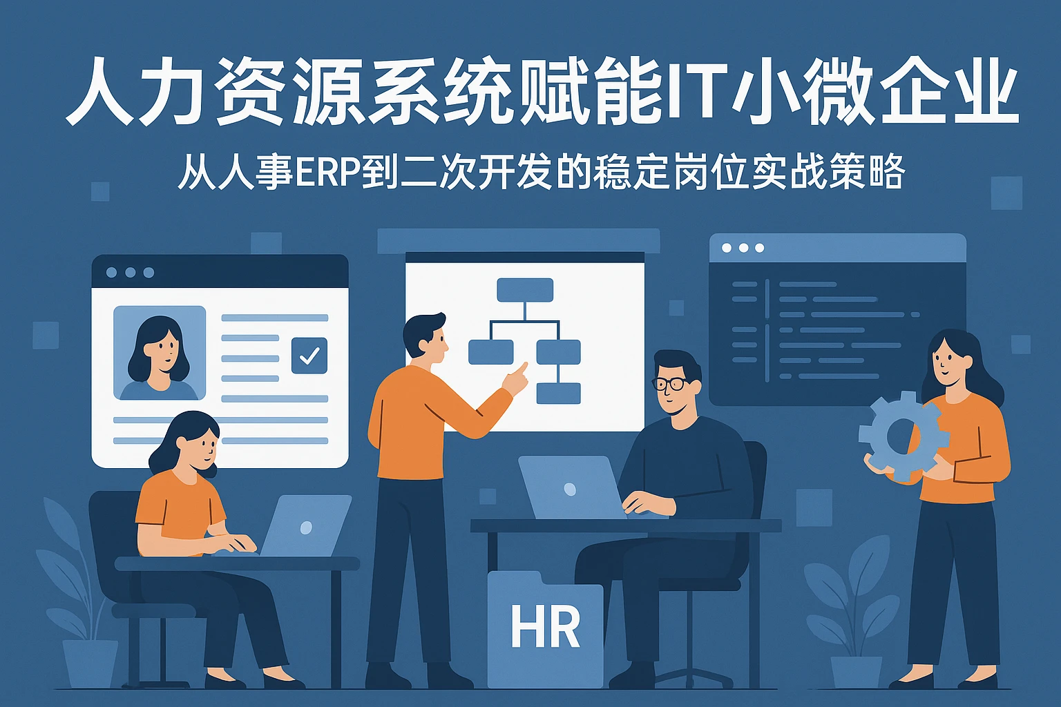 人力资源系统赋能IT小微企业:从人事ERP到二次开发的稳定岗位实战策略