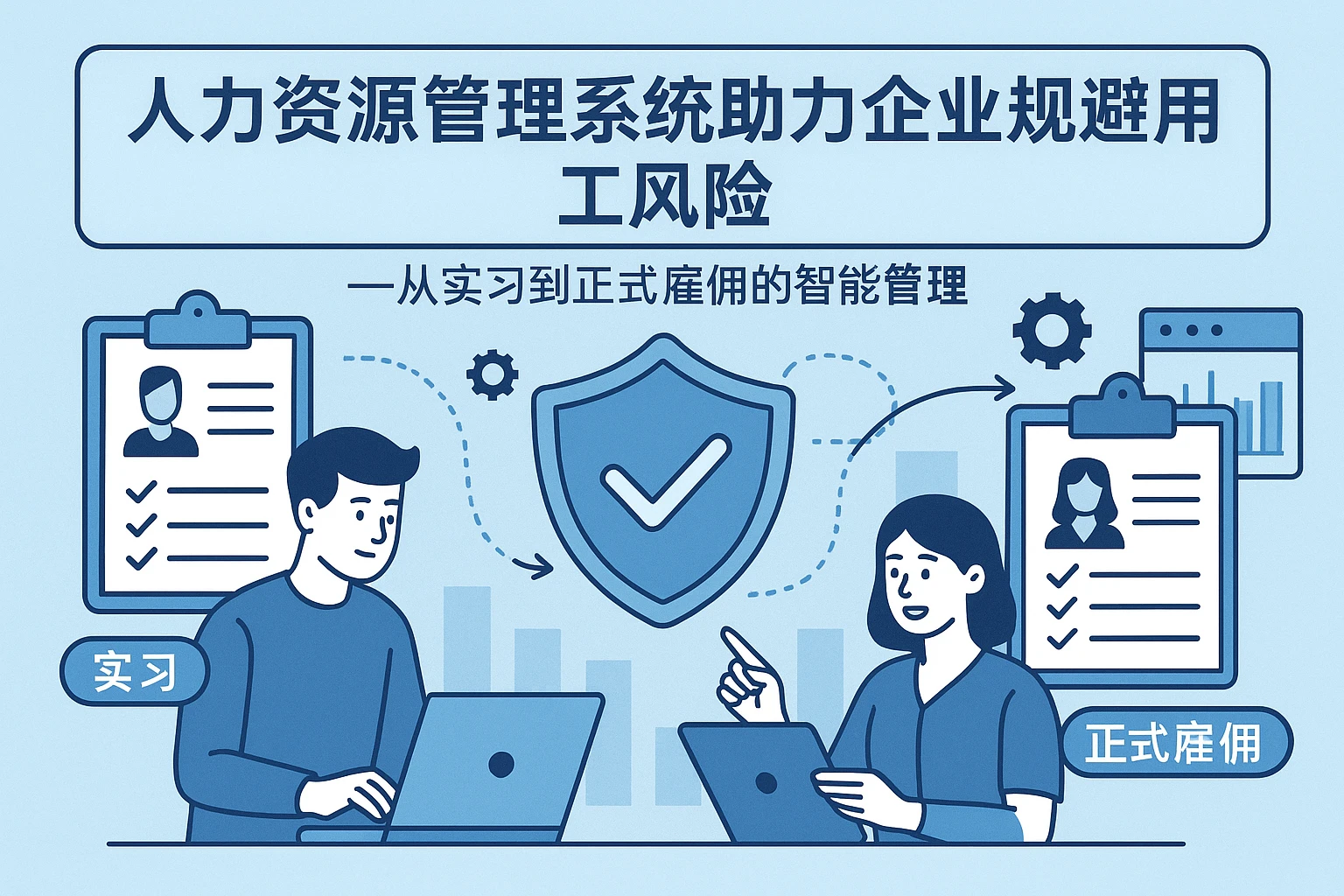 人力资源管理系统助力企业规避用工风险——从实习到正式雇佣的智能管理