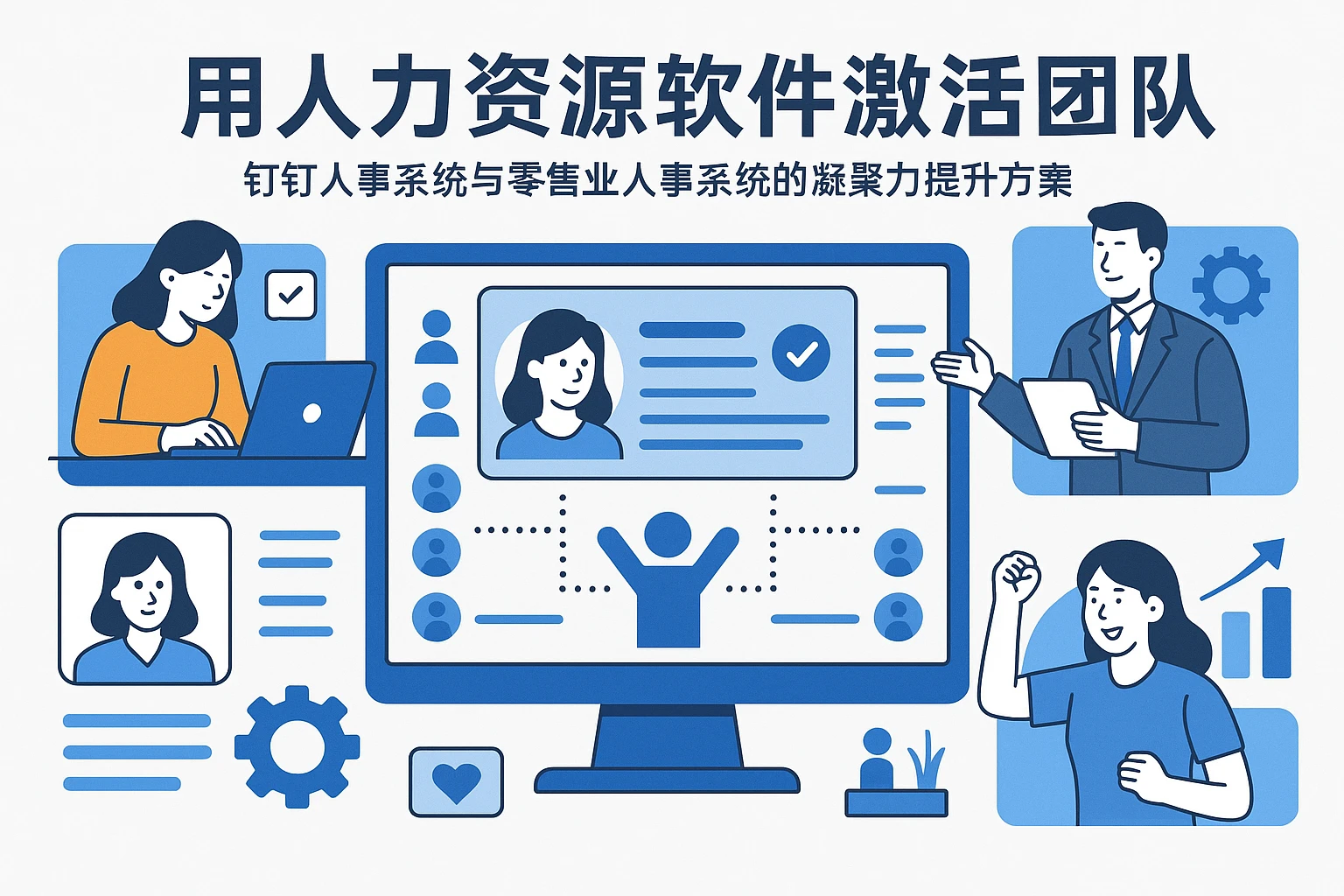 用人力资源软件激活团队：钉钉人事系统与零售业人事系统的凝聚力提升方案