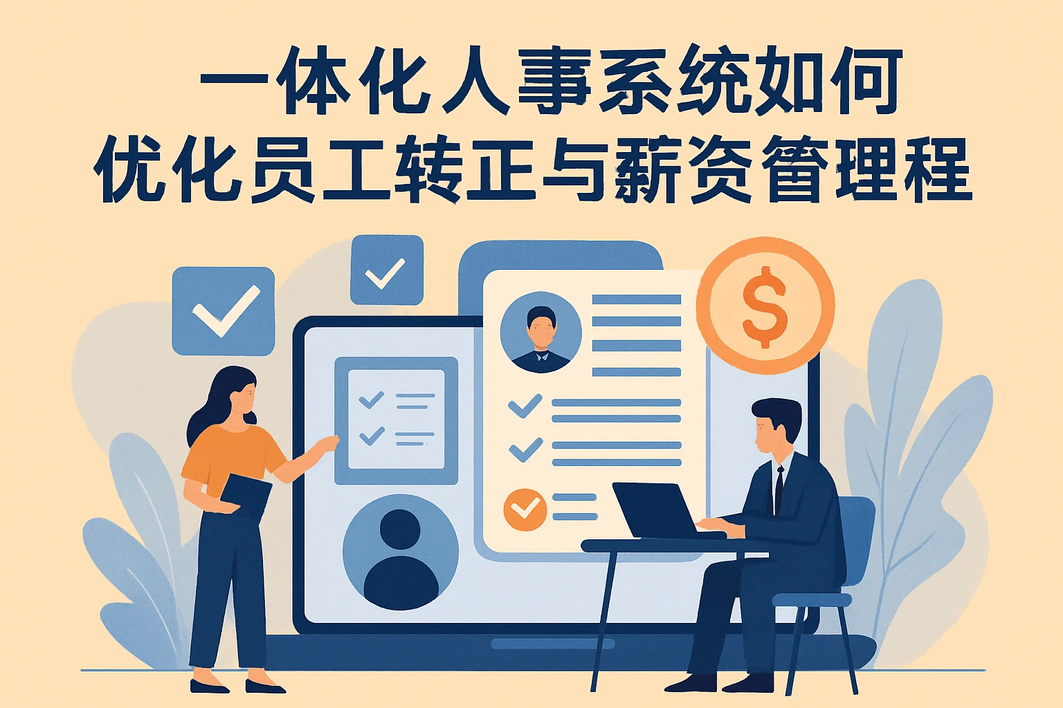 一体化人事系统如何优化员工转正与薪资管理流程