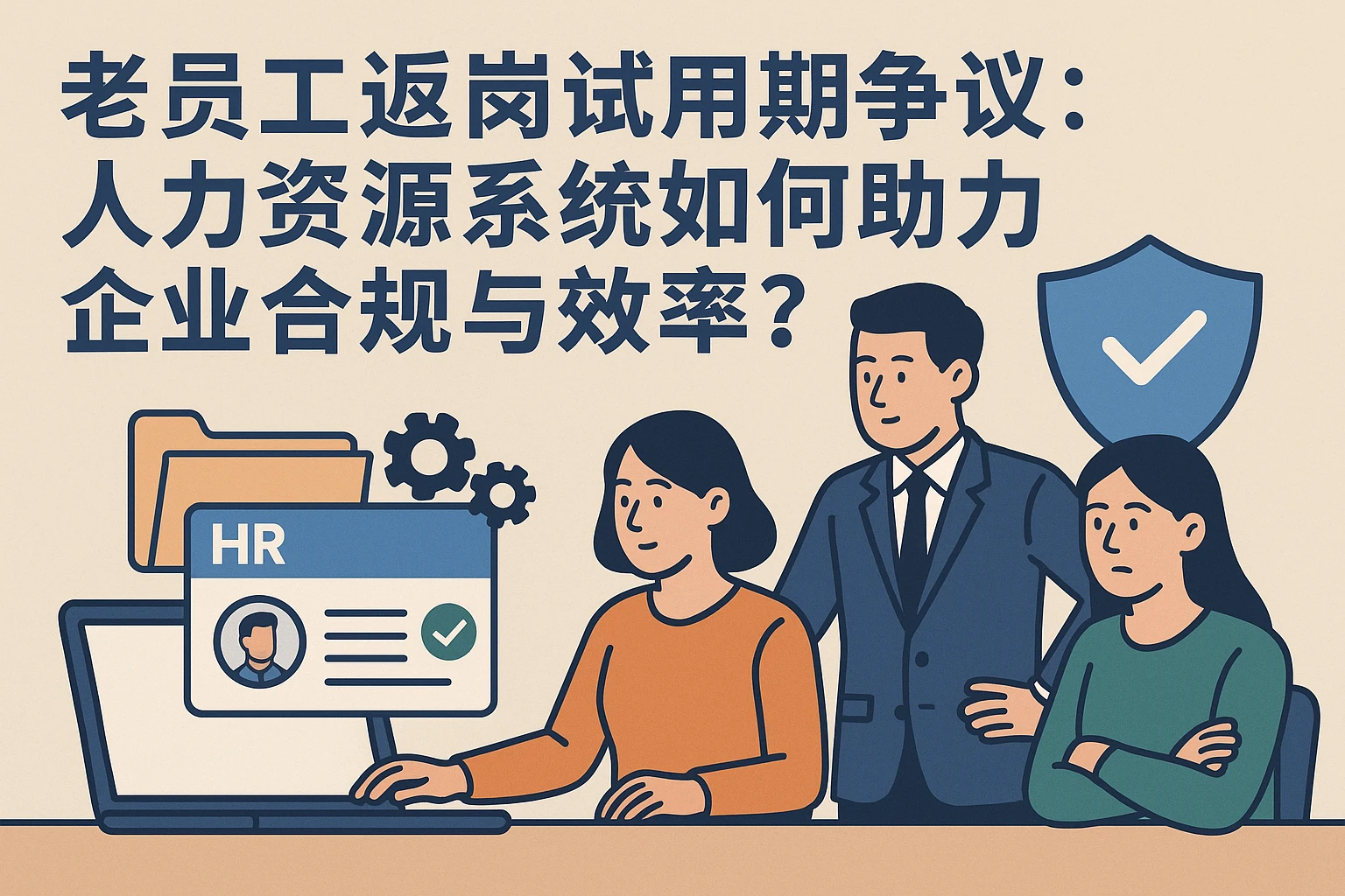 老员工返岗试用期争议：人力资源系统如何助力企业合规与效率？