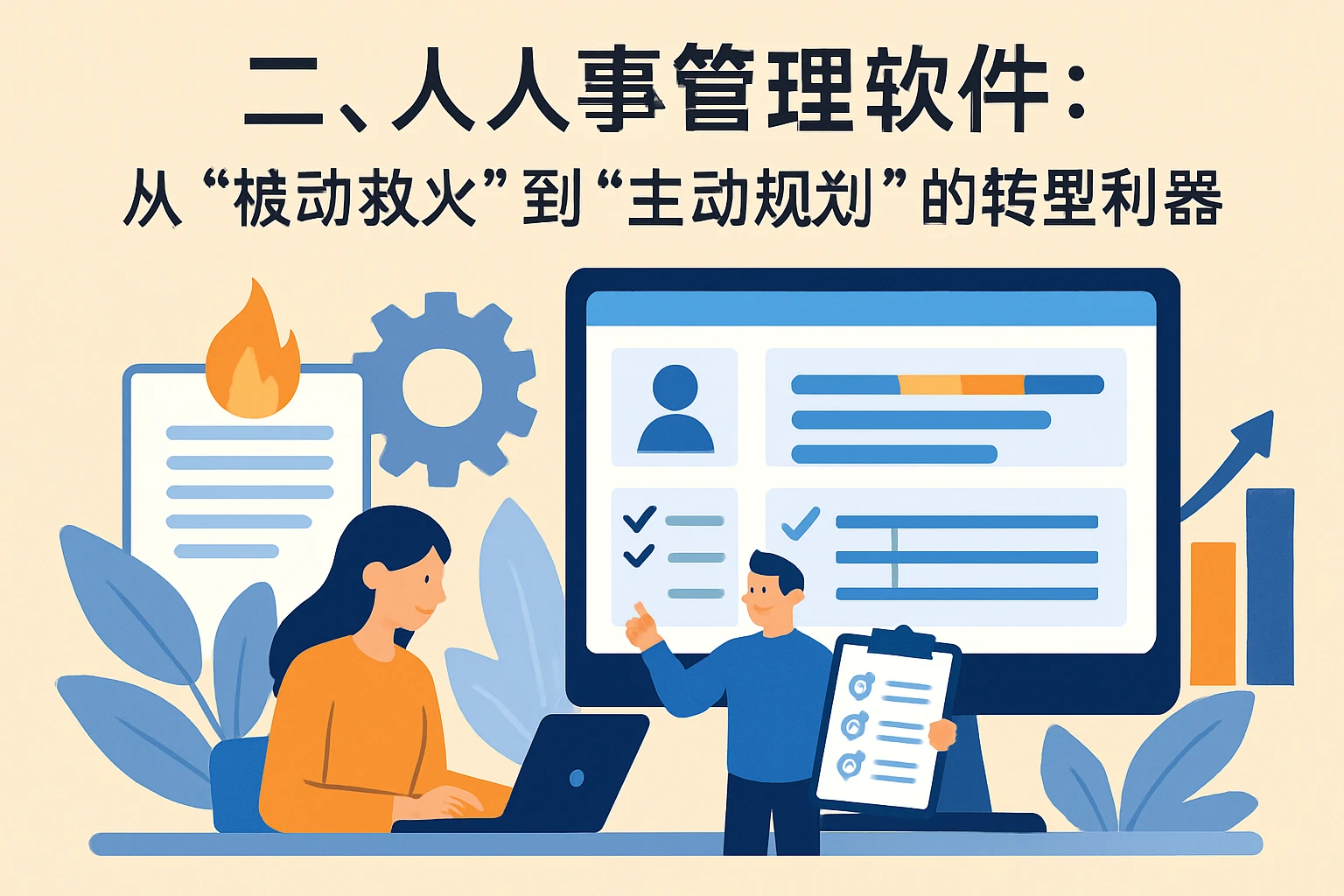 二、人事管理软件:从“被动救火”到“主动规划”的转型利器