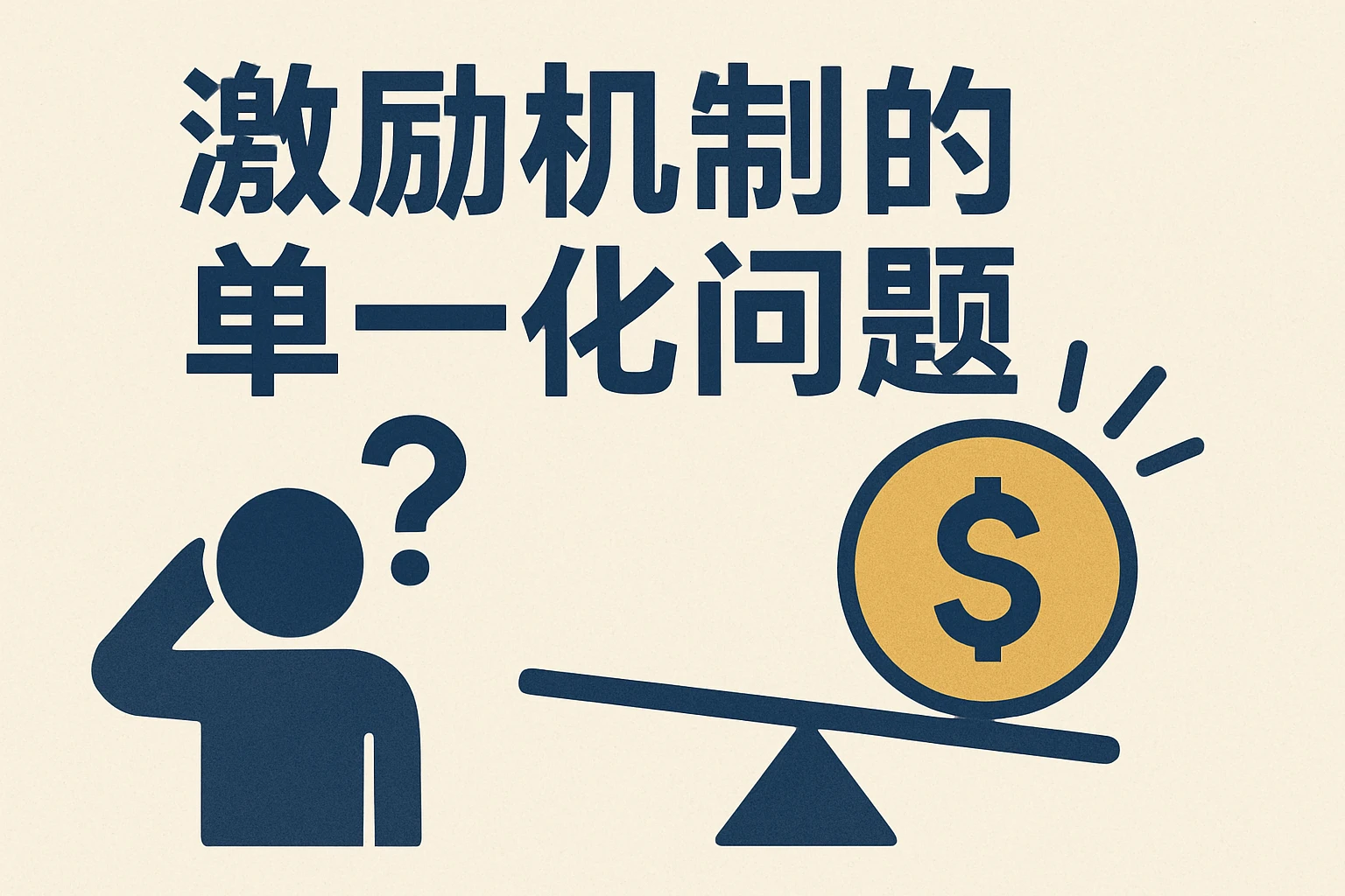激励机制的单一化问题