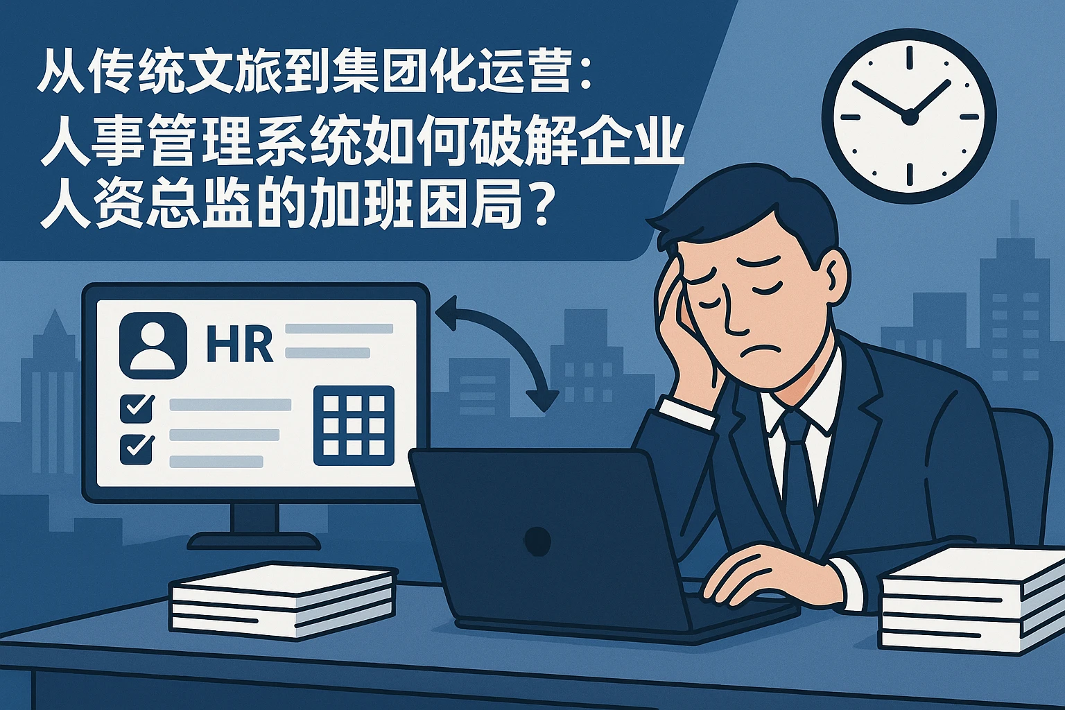从传统文旅到集团化运营:人事管理系统如何破解企业人资总监的加班困局?