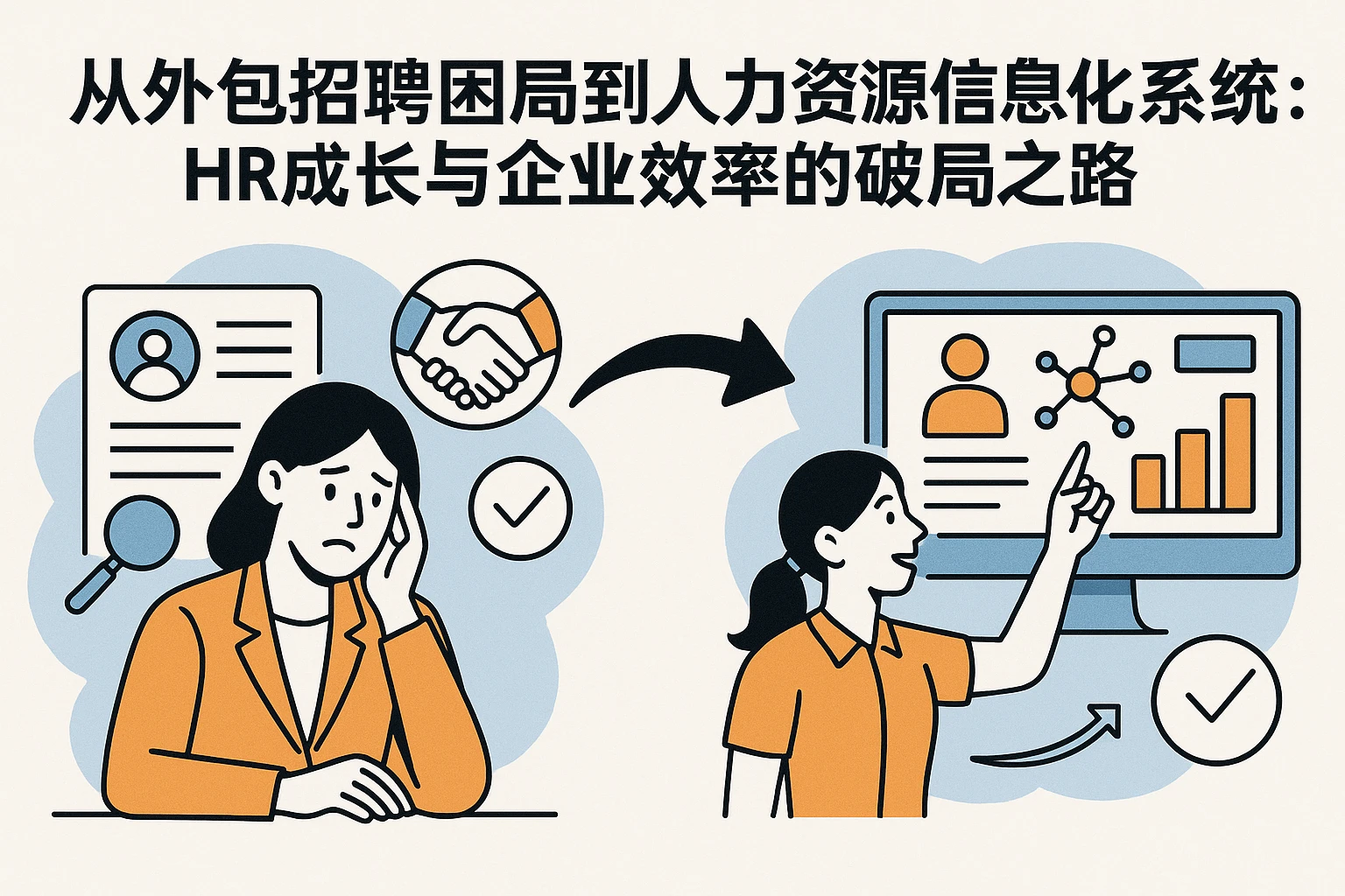 从外包招聘困局到人力资源信息化系统：HR成长与企业效率的破局之路