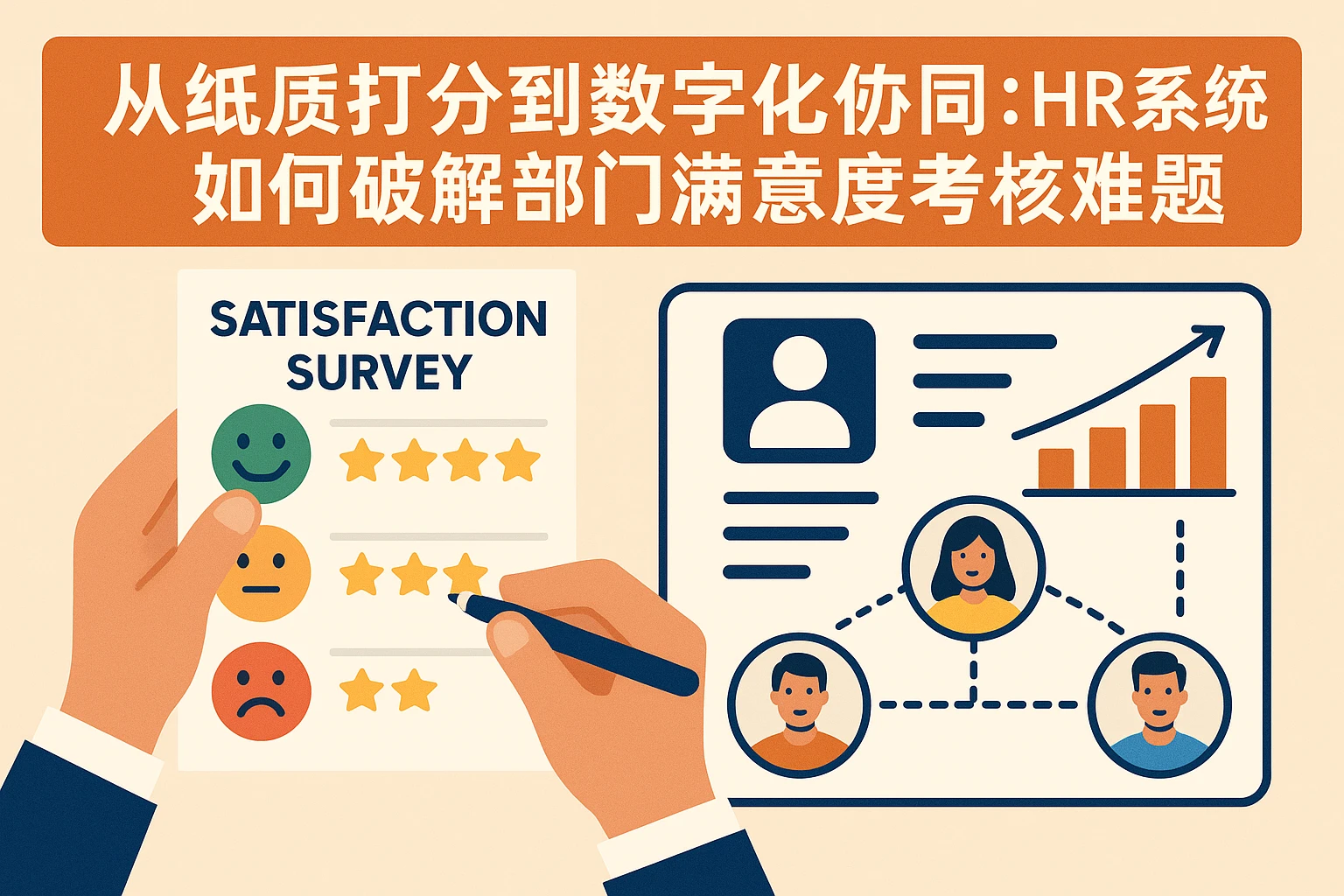从纸质打分到数字化协同:HR系统如何破解部门满意度考核难题?