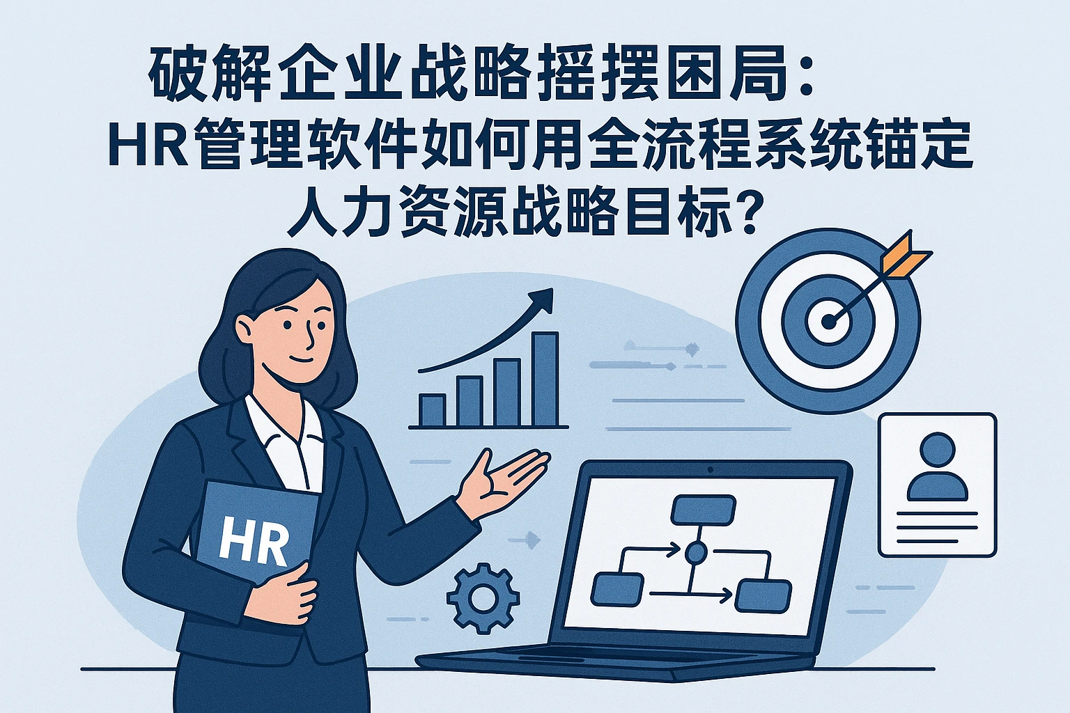 破解企业战略摇摆困局:HR管理软件如何用全流程系统锚定人力资源战略目标?