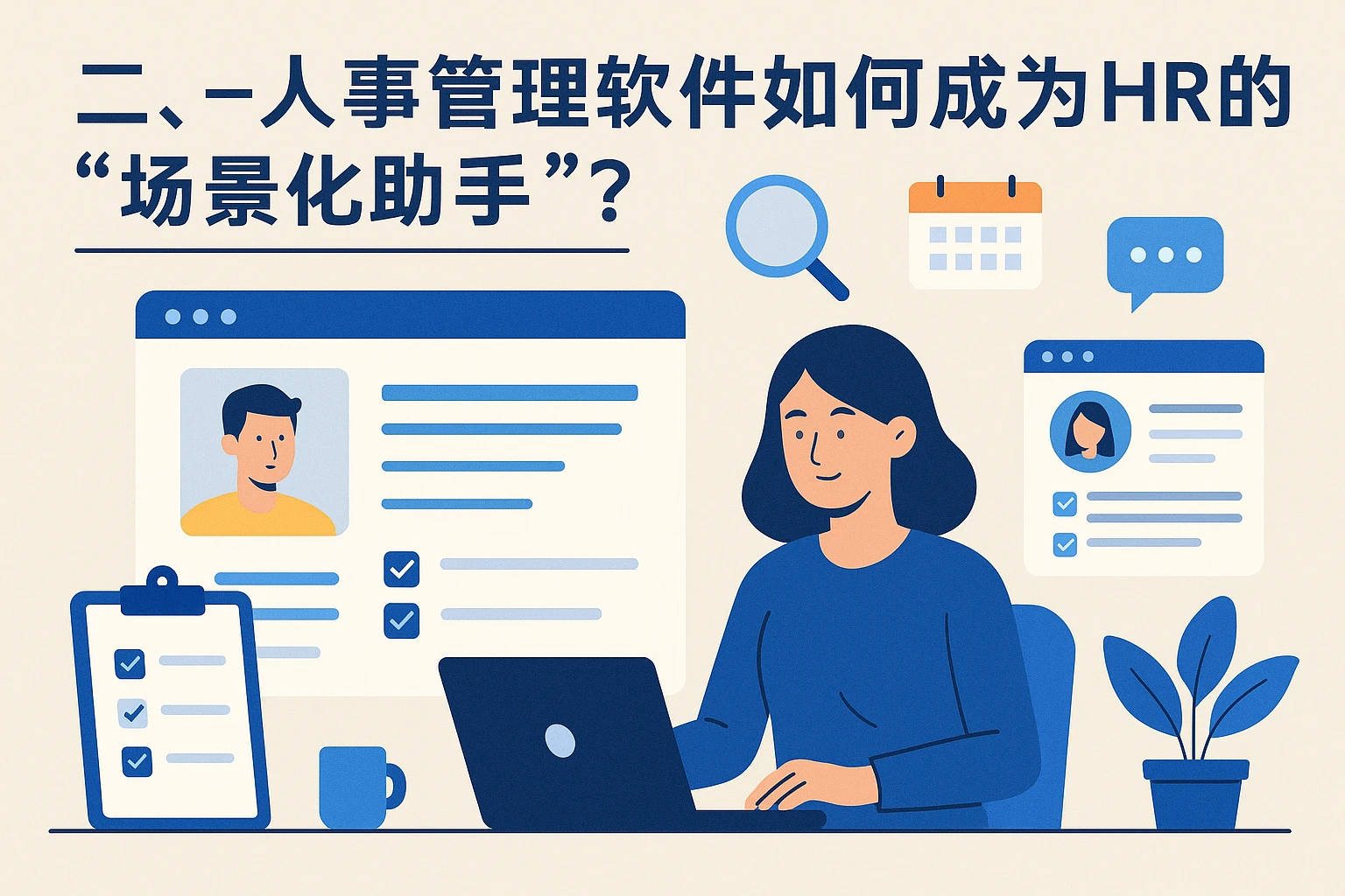 二、人事管理软件如何成为HR的“场景化助手”?